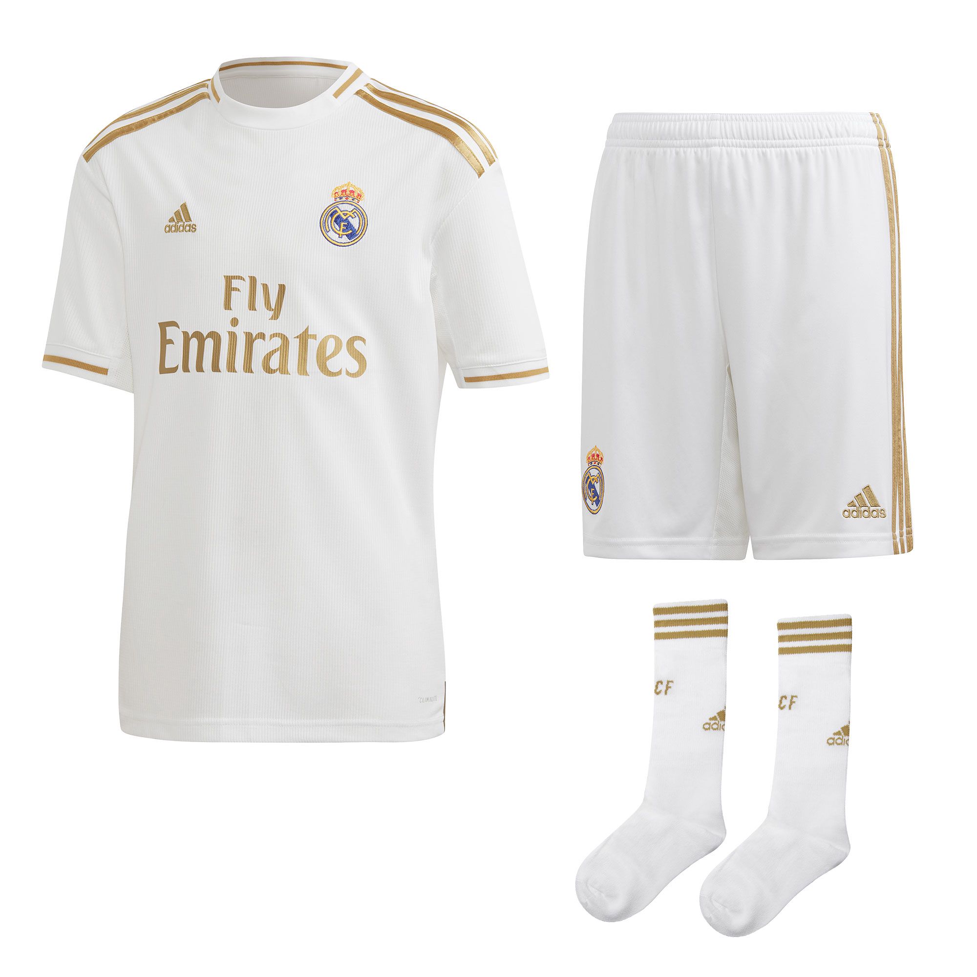 Conjunto 1ª Real Madrid 2019/2020 Junior - Fútbol Factory