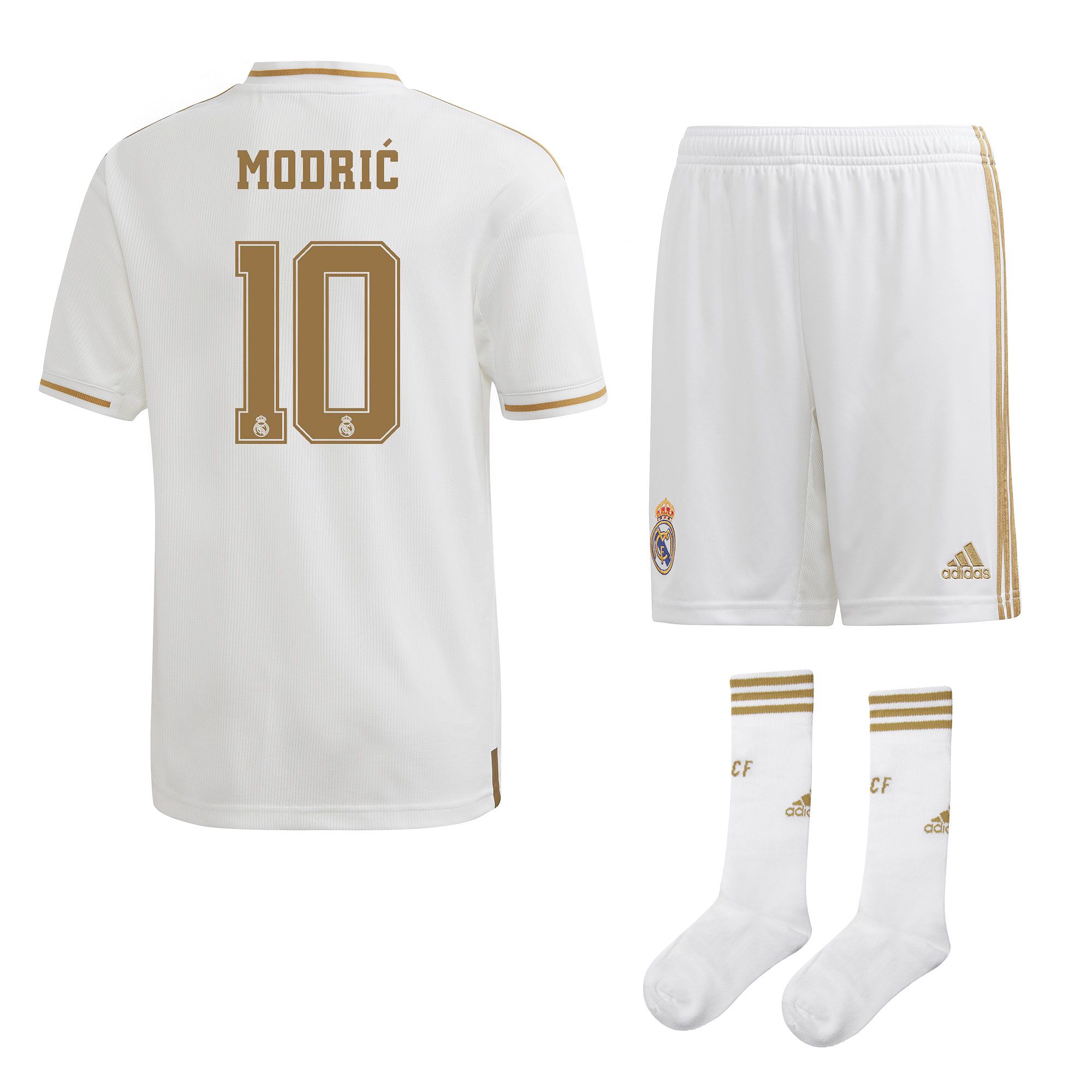 Conjunto 1ª Real Madrid 2019/2020 Junior Modric - Fútbol Factory