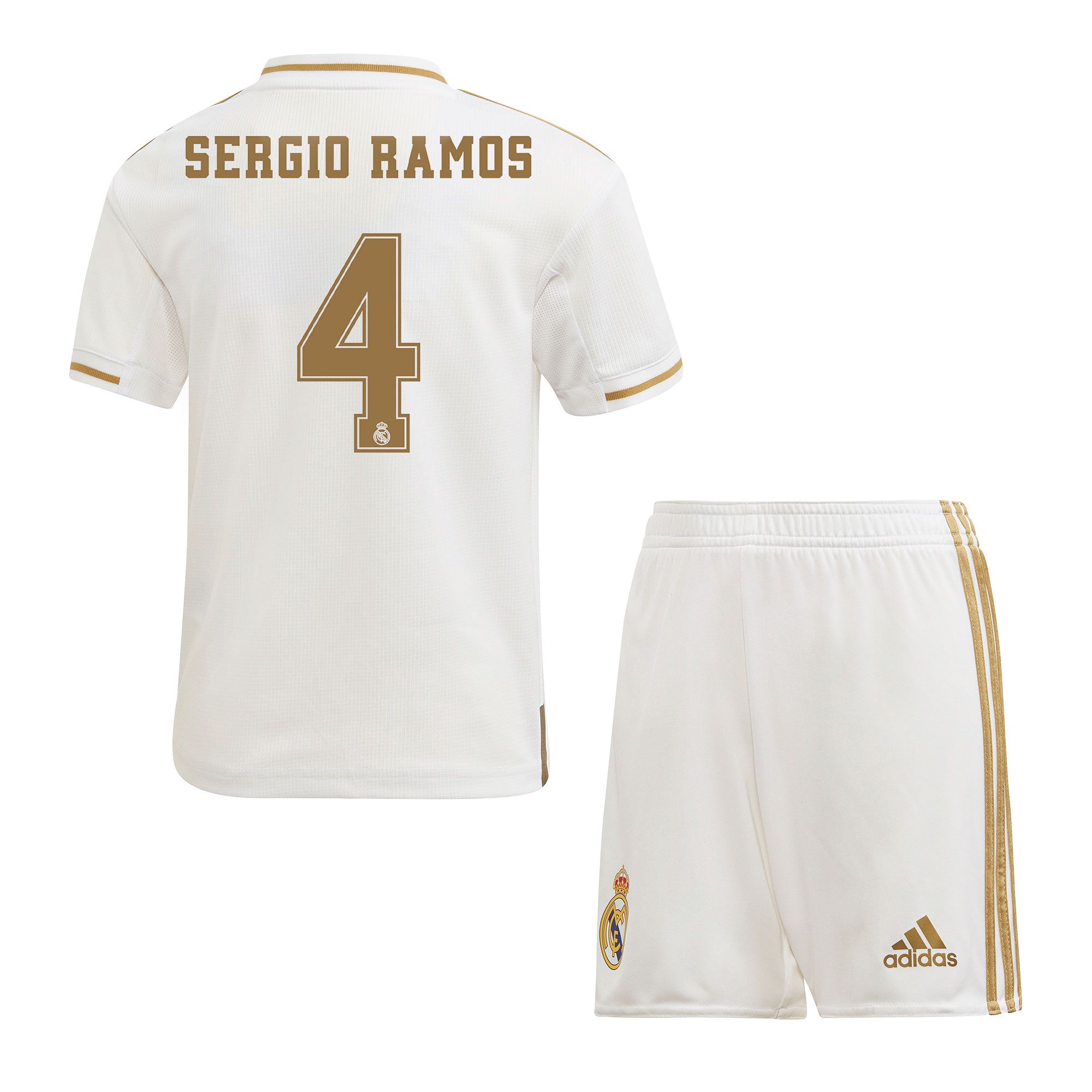 Conjunto 1ª Real Madrid 2019/2020 Infantil Sergio Ramos - Fútbol Factory
