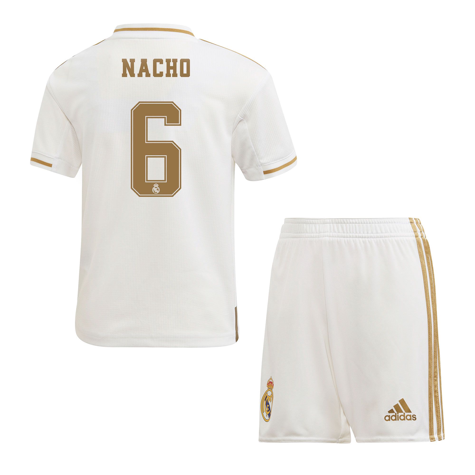 Conjunto 1ª Real Madrid 2019/2020 Infantil Nacho - Fútbol Factory