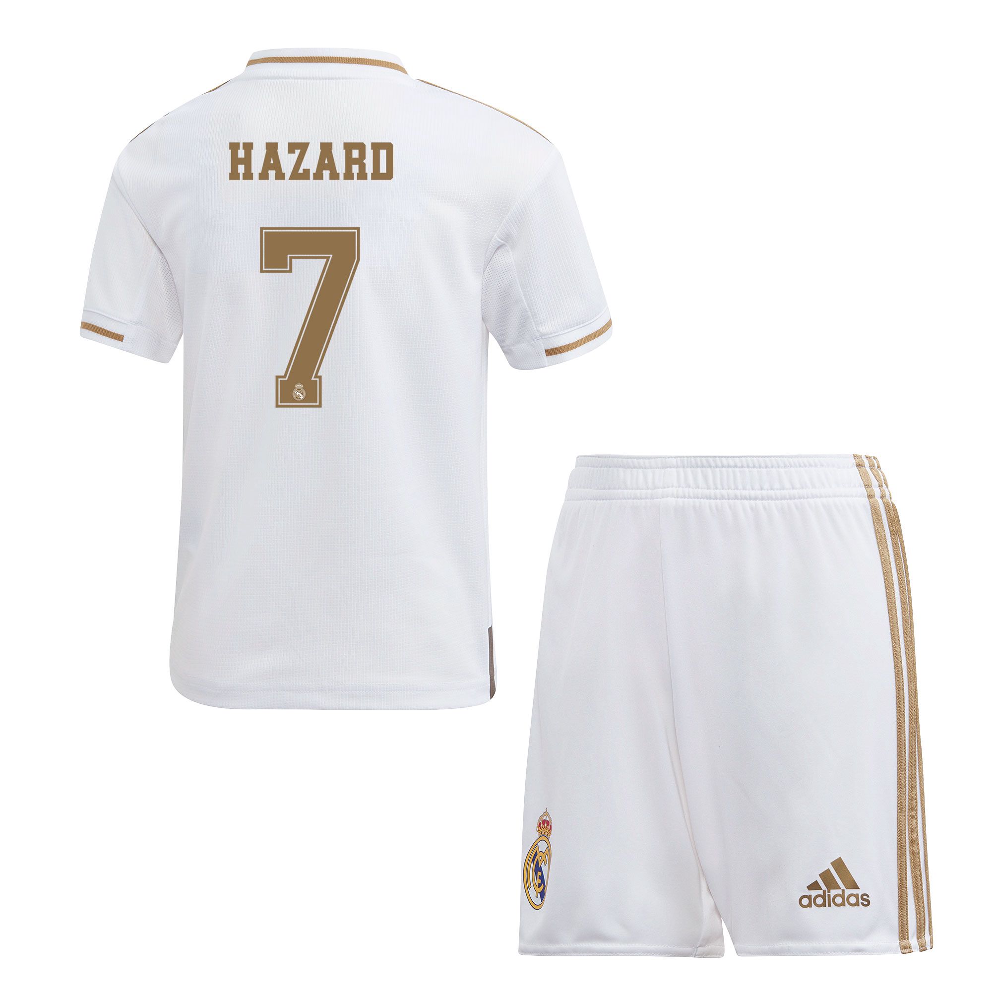 Conjunto 1ª Real Madrid 2019/2020 Infantil Hazard - Fútbol Factory