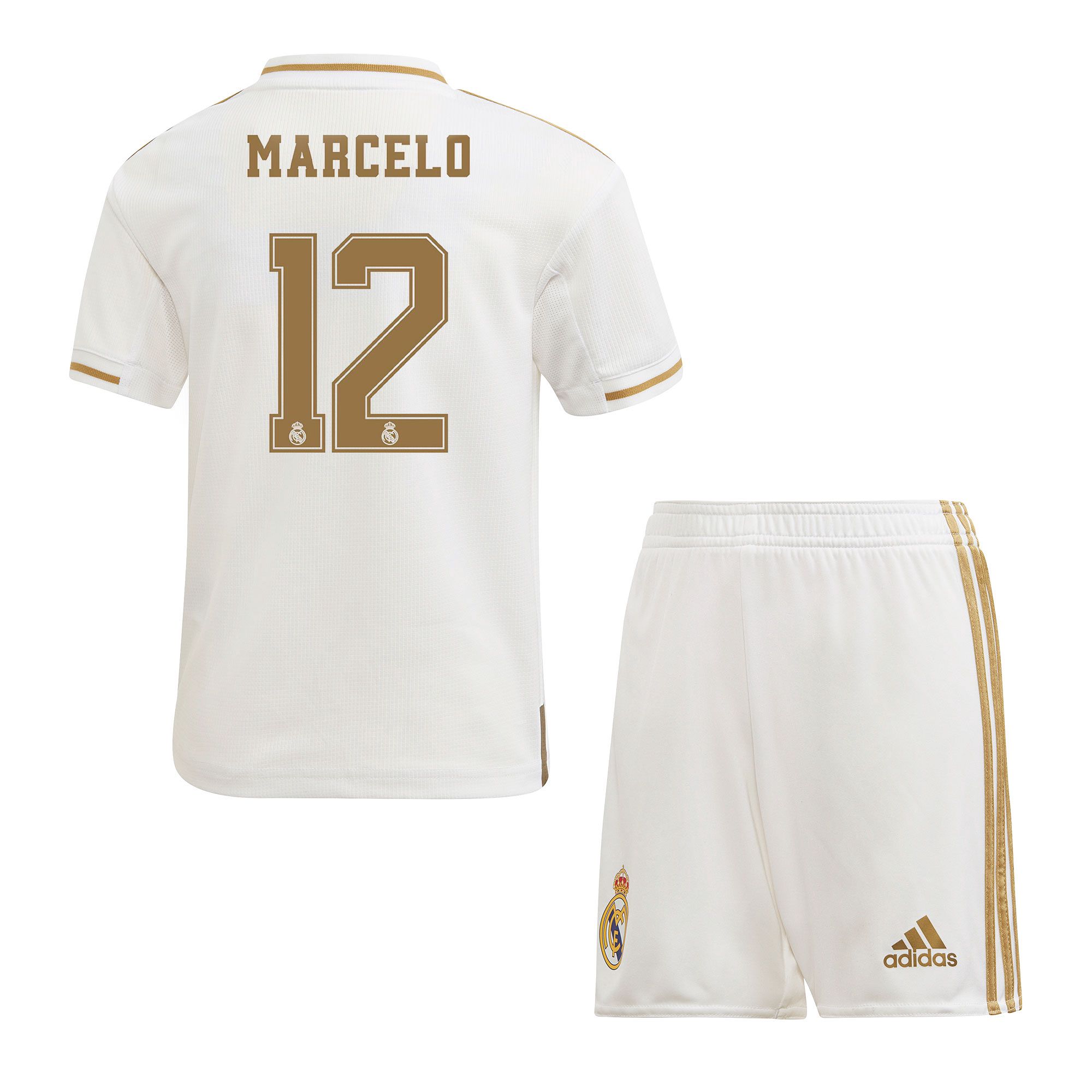 Conjunto 1ª Real Madrid 2019/2020 Infantil Marcelo - Fútbol Factory