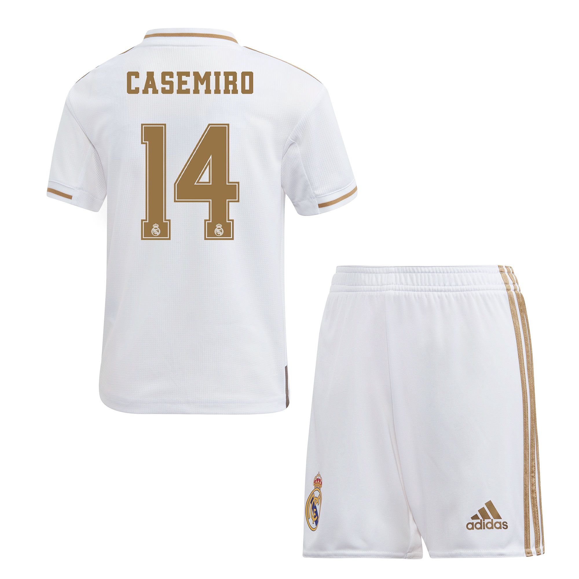 Conjunto 1ª Real Madrid 2019/2020 Infantil Casemiro - Fútbol Factory
