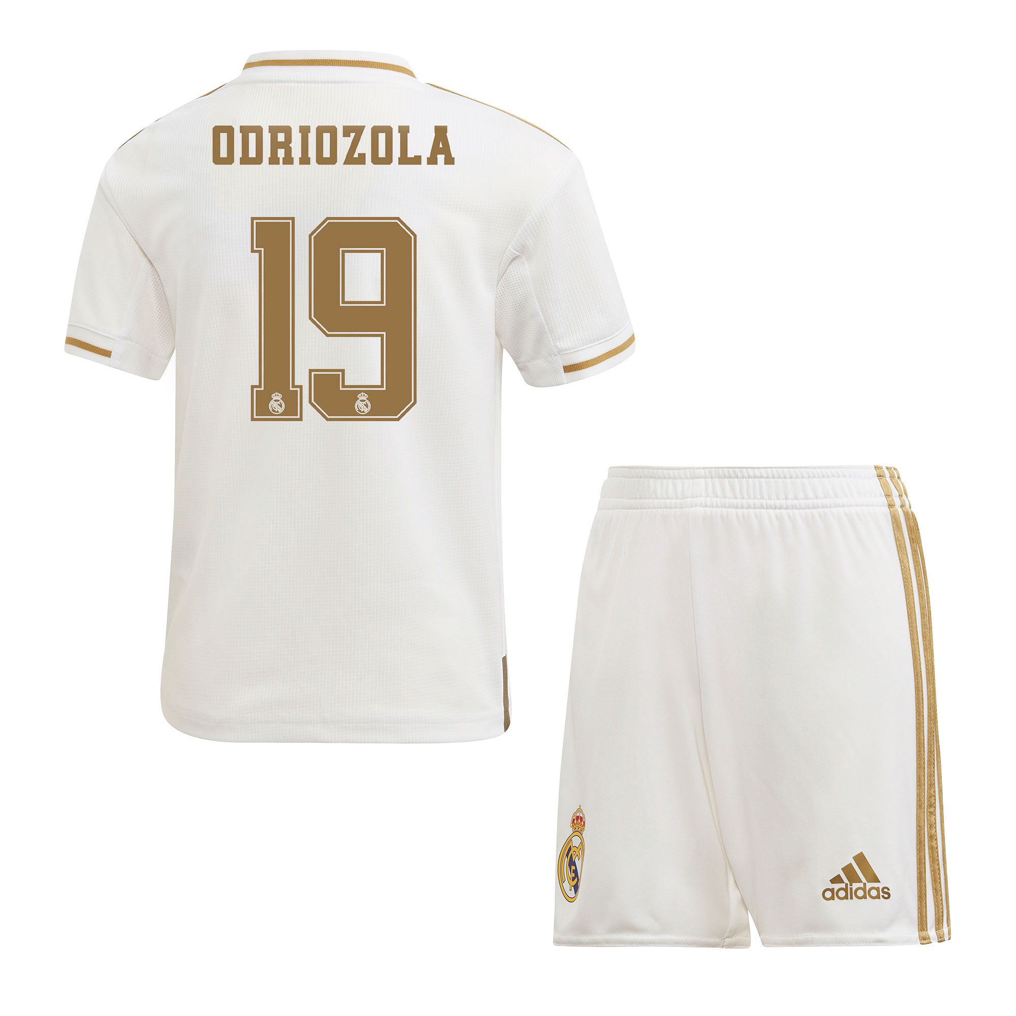 Conjunto 1ª Real Madrid 2019/2020 Infantil Odriozola - Fútbol Factory