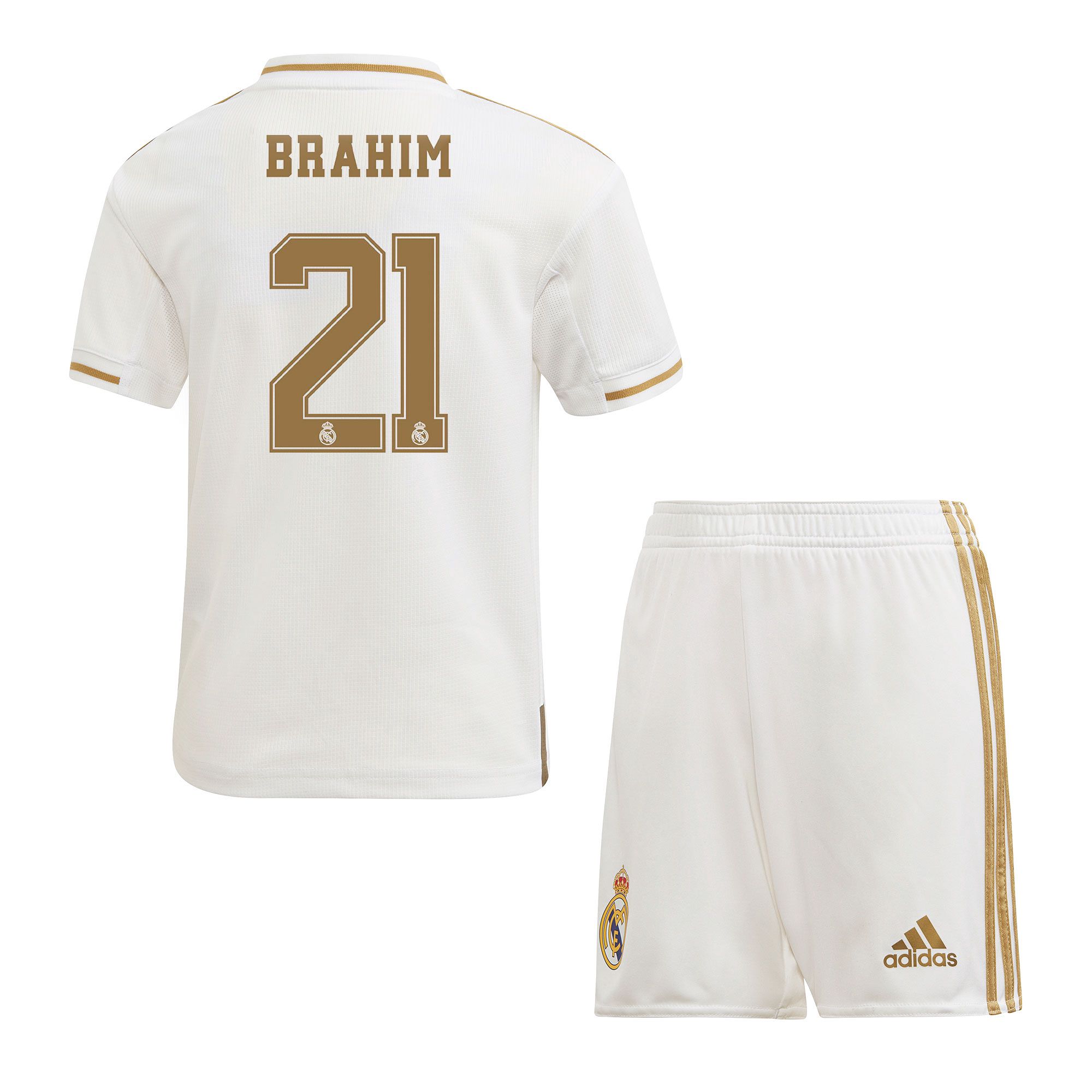 Conjunto 1ª Real Madrid 2019/2020 Infantil Brahim - Fútbol Factory