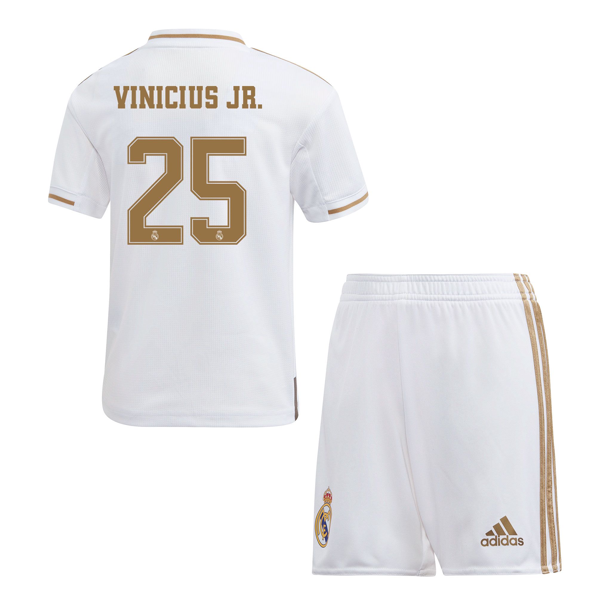 Conjunto 1ª Real Madrid 2019/2020 Infantil Vinicius JR. - Fútbol Factory