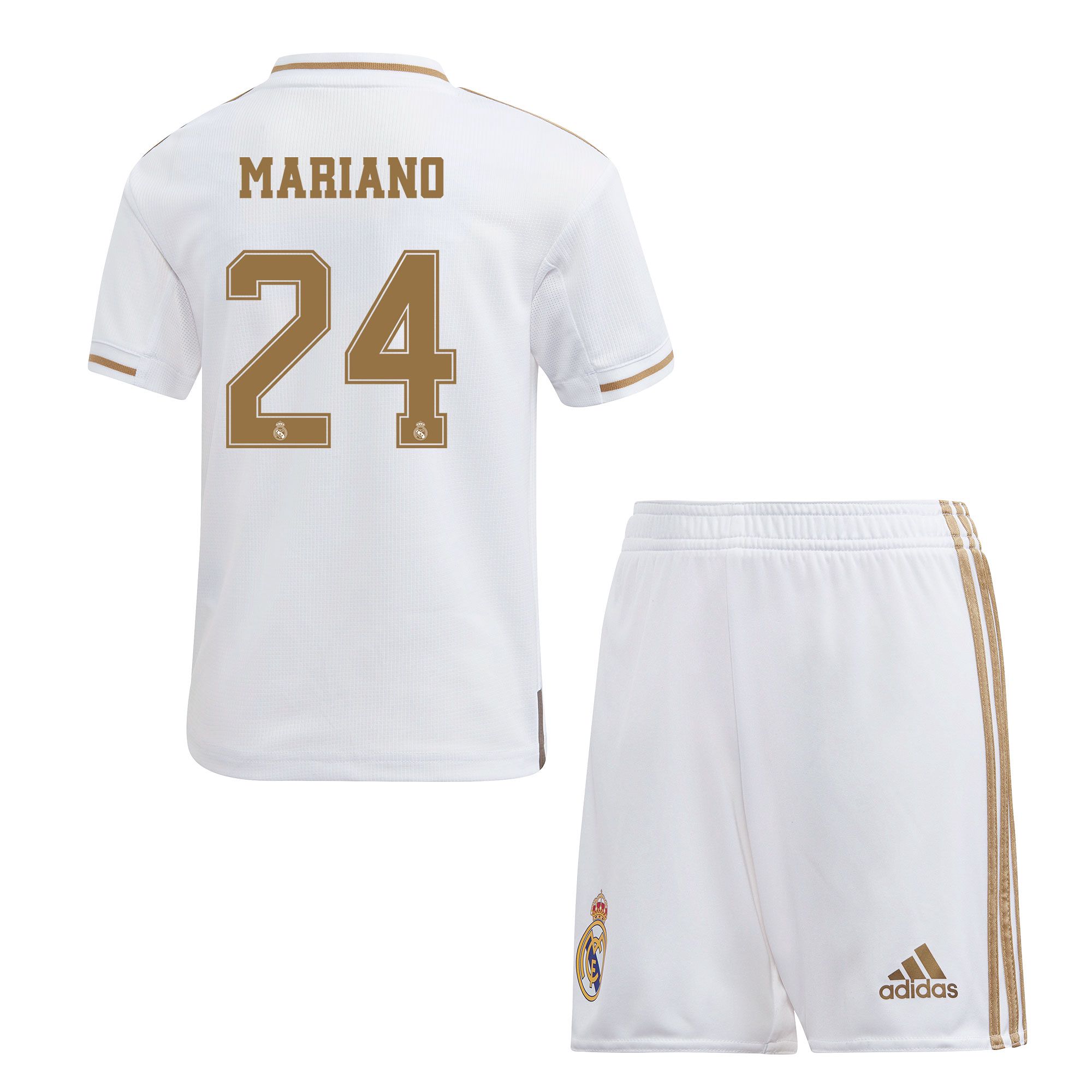 Conjunto 1ª Real Madrid 2019/2020 Infantil Mariano - Fútbol Factory