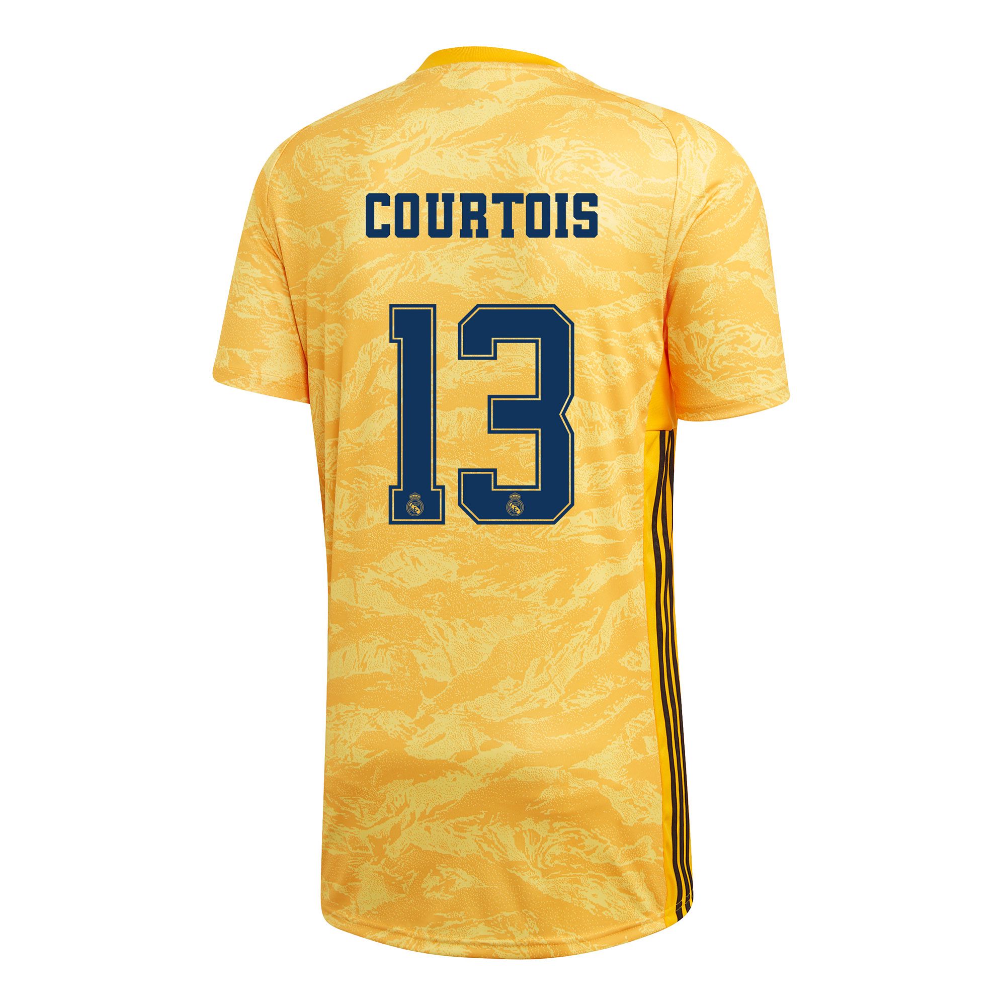 Camiseta 1ª Real Madrid Portero 2019/2020 Amarillo Courtois - Fútbol Factory