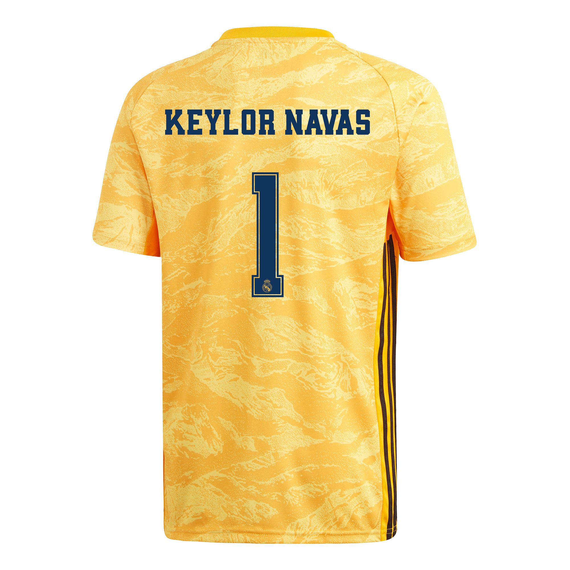 Camiseta 1ª Real Madrid Portero 2019/2020 Junior Amarillo Keylor Navas - Fútbol Factory
