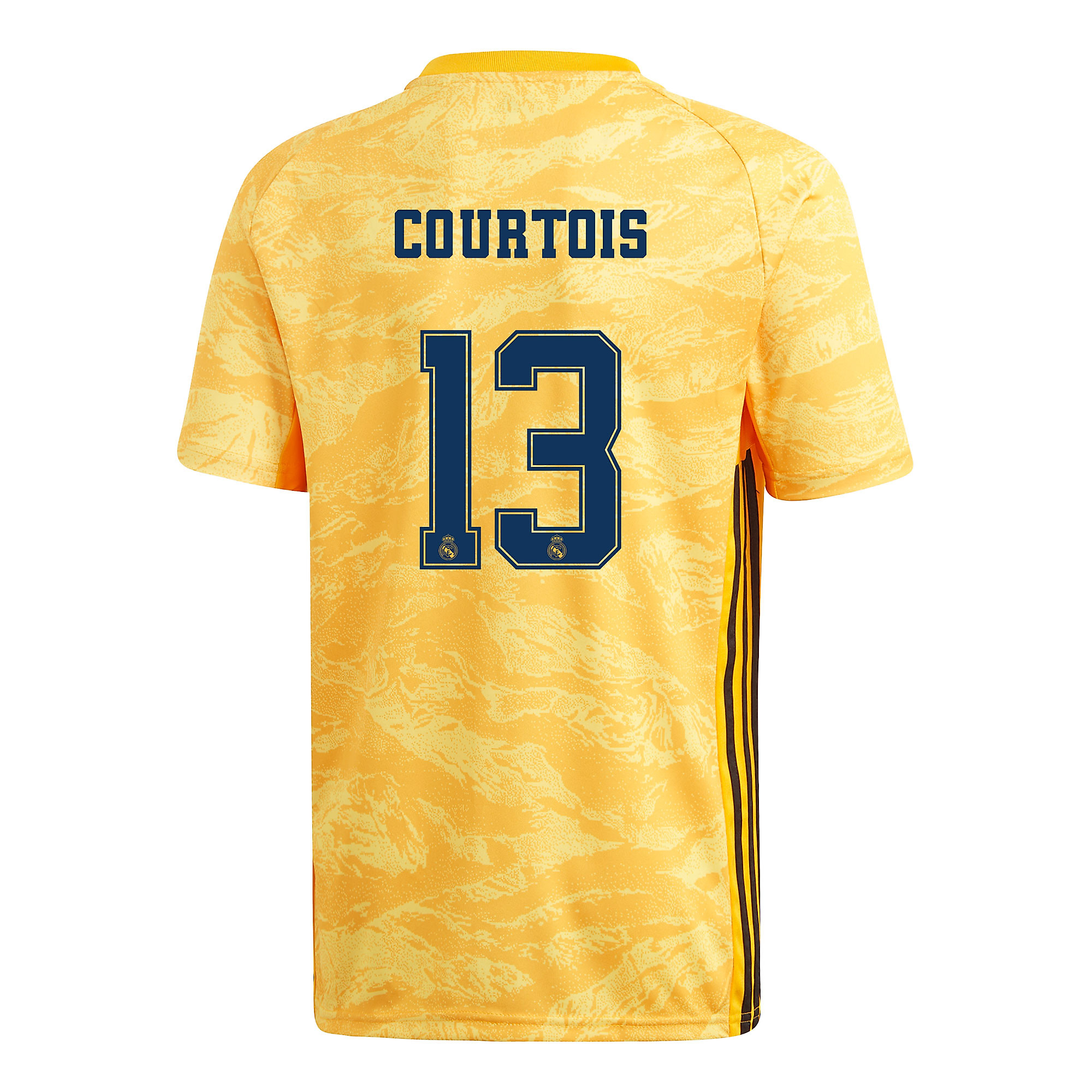 Camiseta 1ª Real Madrid Portero 2019/2020 Junior Amarillo Courtois - Fútbol Factory