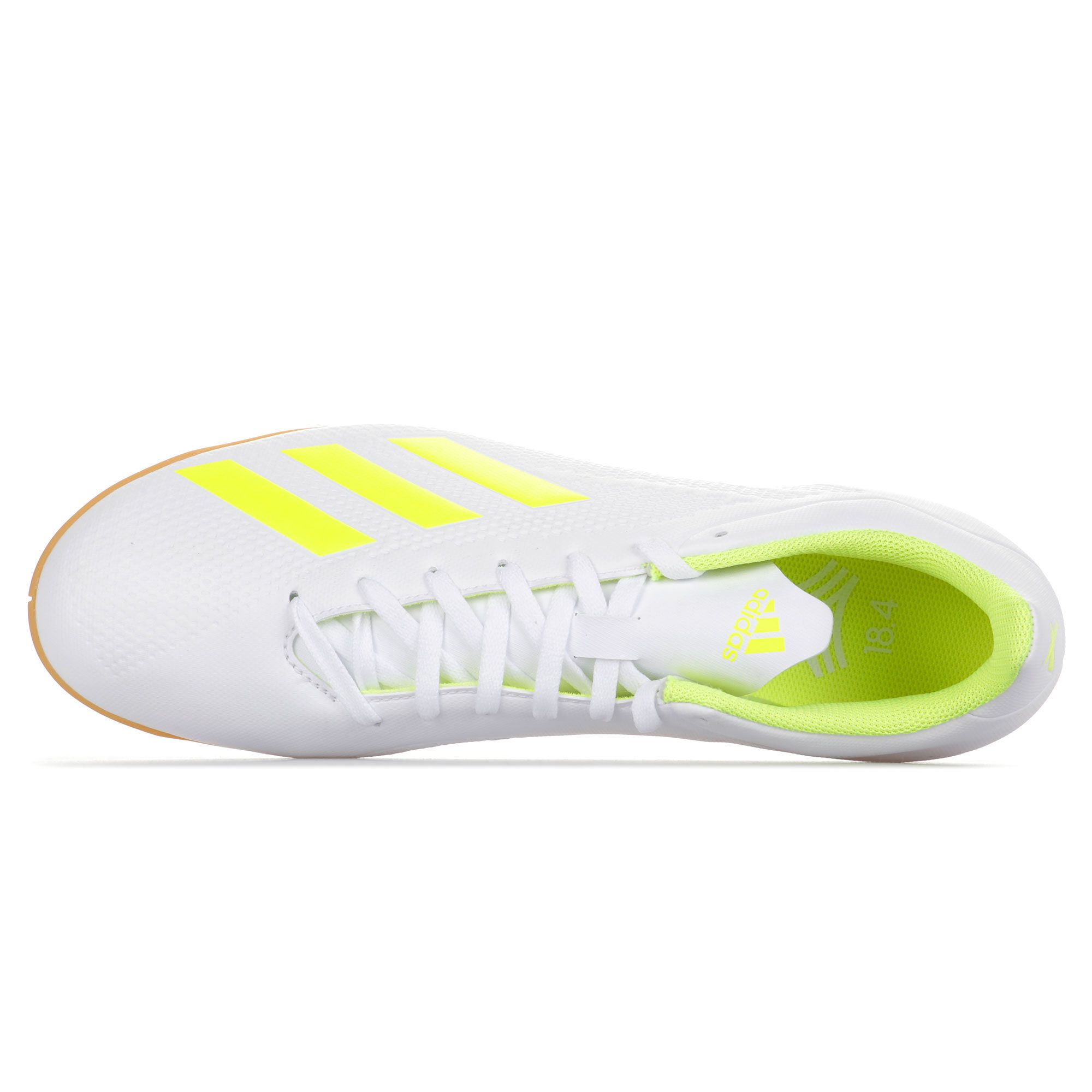 Zapatillas de Fútbol Sala X Tango 18.4 IN Blanco Amarillo - Fútbol Factory