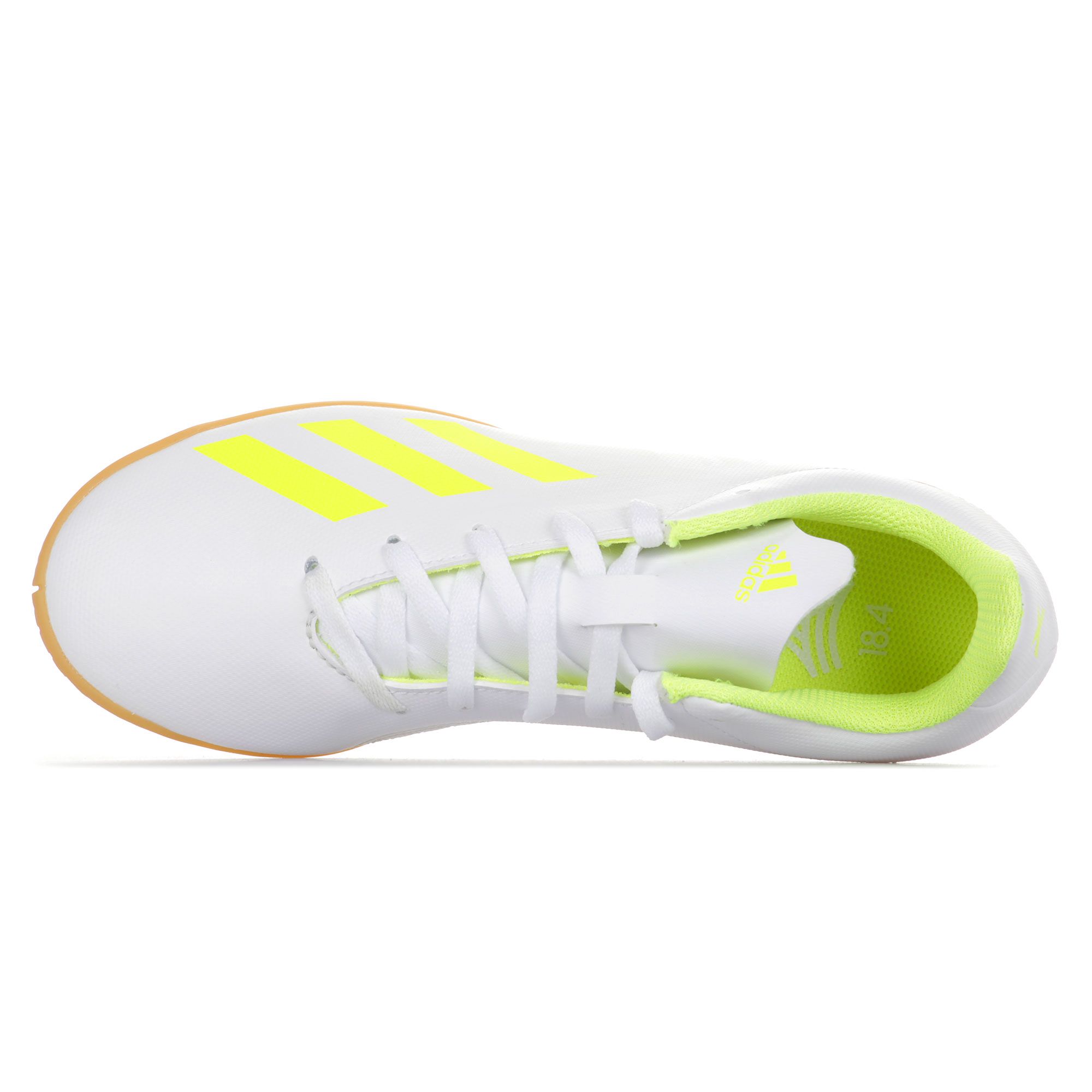 Zapatillas de Fútbol Sala X Tango 18.4 IN Junior Blanco Amarillo - Fútbol Factory