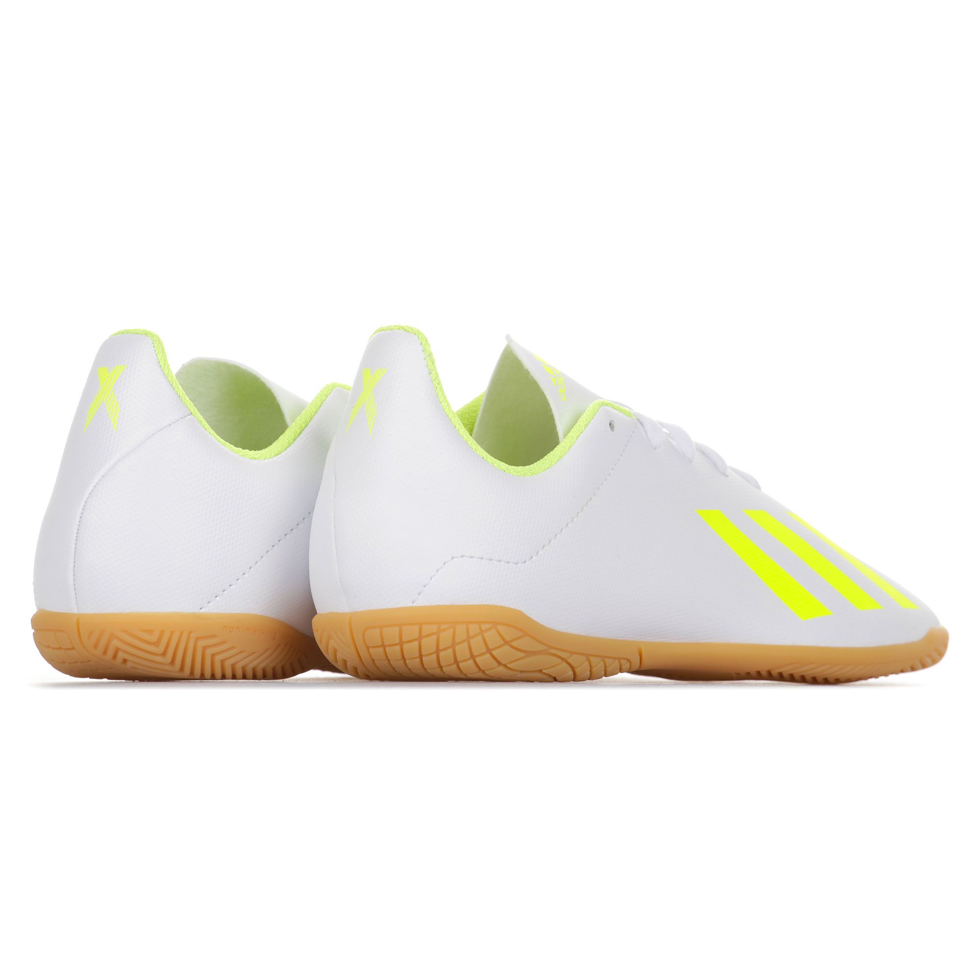 Zapatillas de Fútbol Sala X Tango 18.4 IN Junior Blanco Amarillo - Fútbol Factory