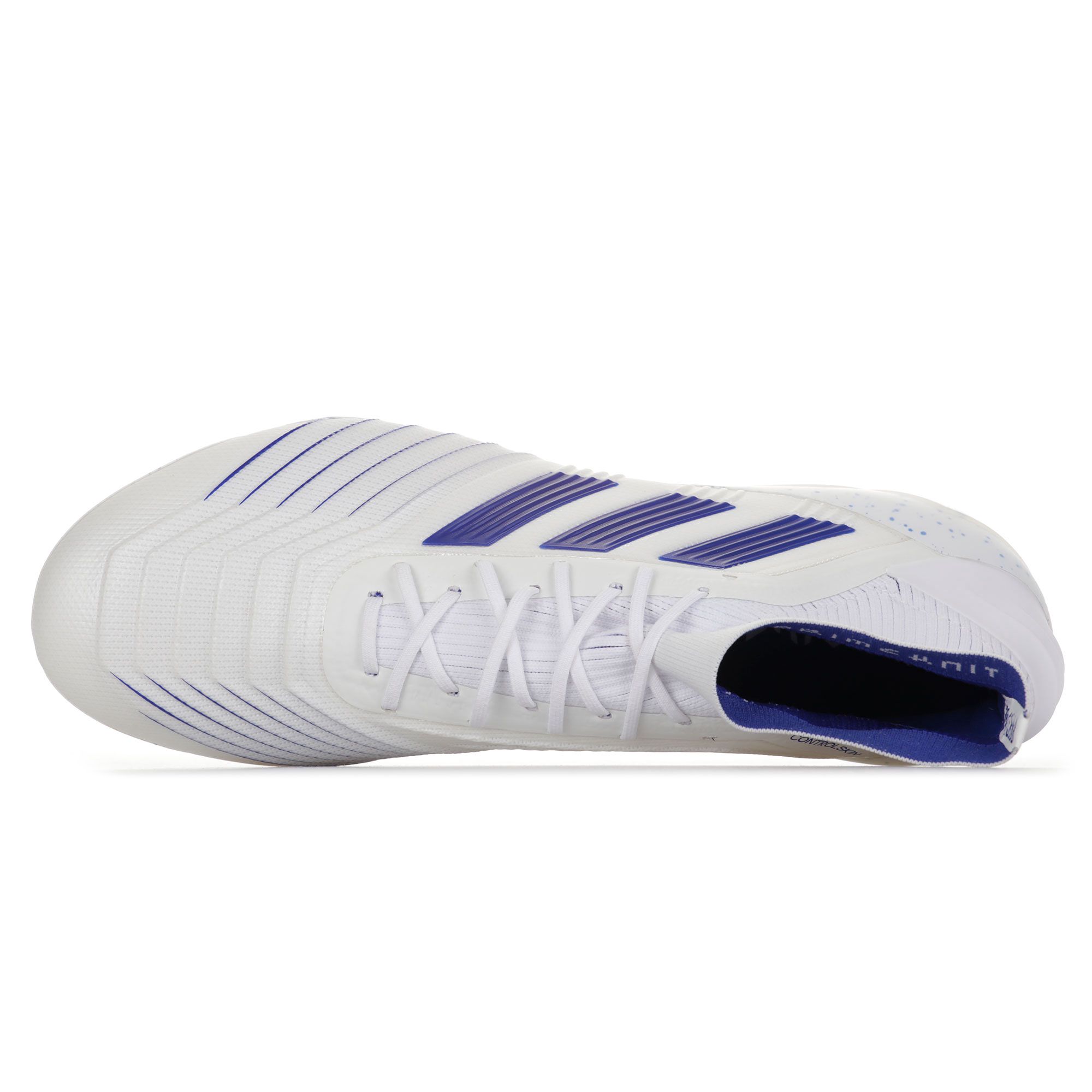 Botas de Fútbol Predator 19.1 FG Blanco Azul - Fútbol Factory