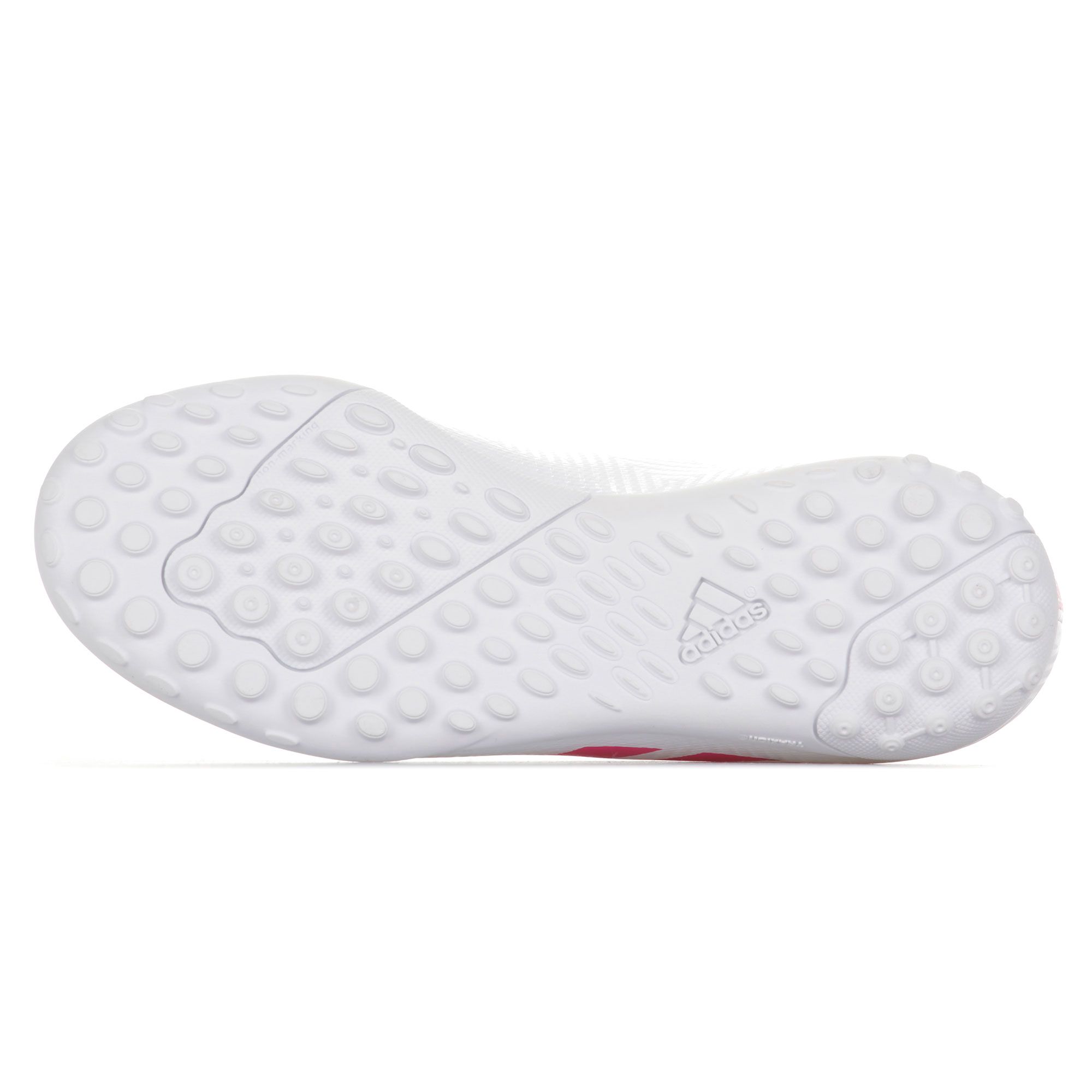 Botas de Fútbol Nemeziz 18.4 Multitaco Junior Blanco Rosa - Fútbol Factory
