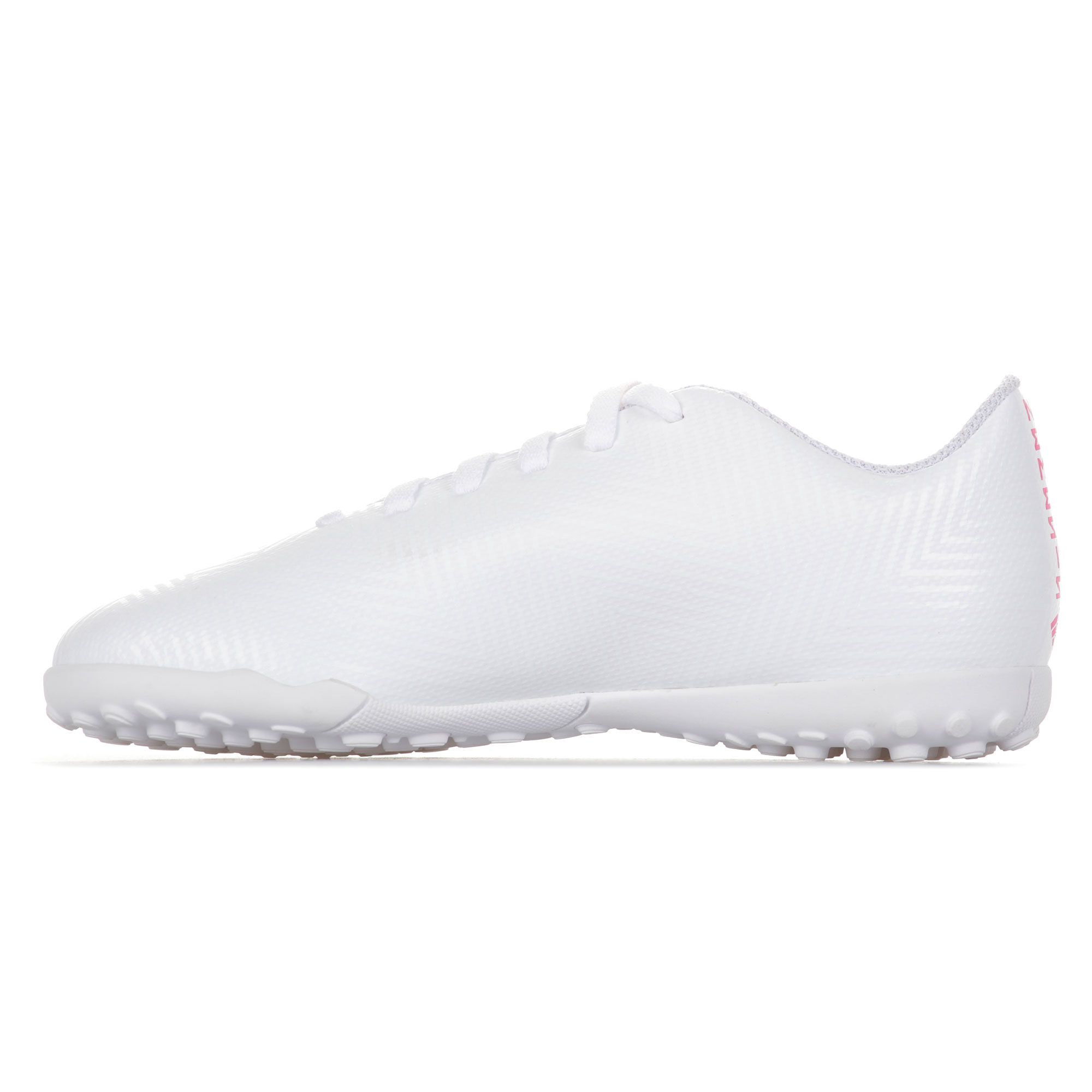 Botas de Fútbol Nemeziz 18.4 Multitaco Junior Blanco Rosa - Fútbol Factory