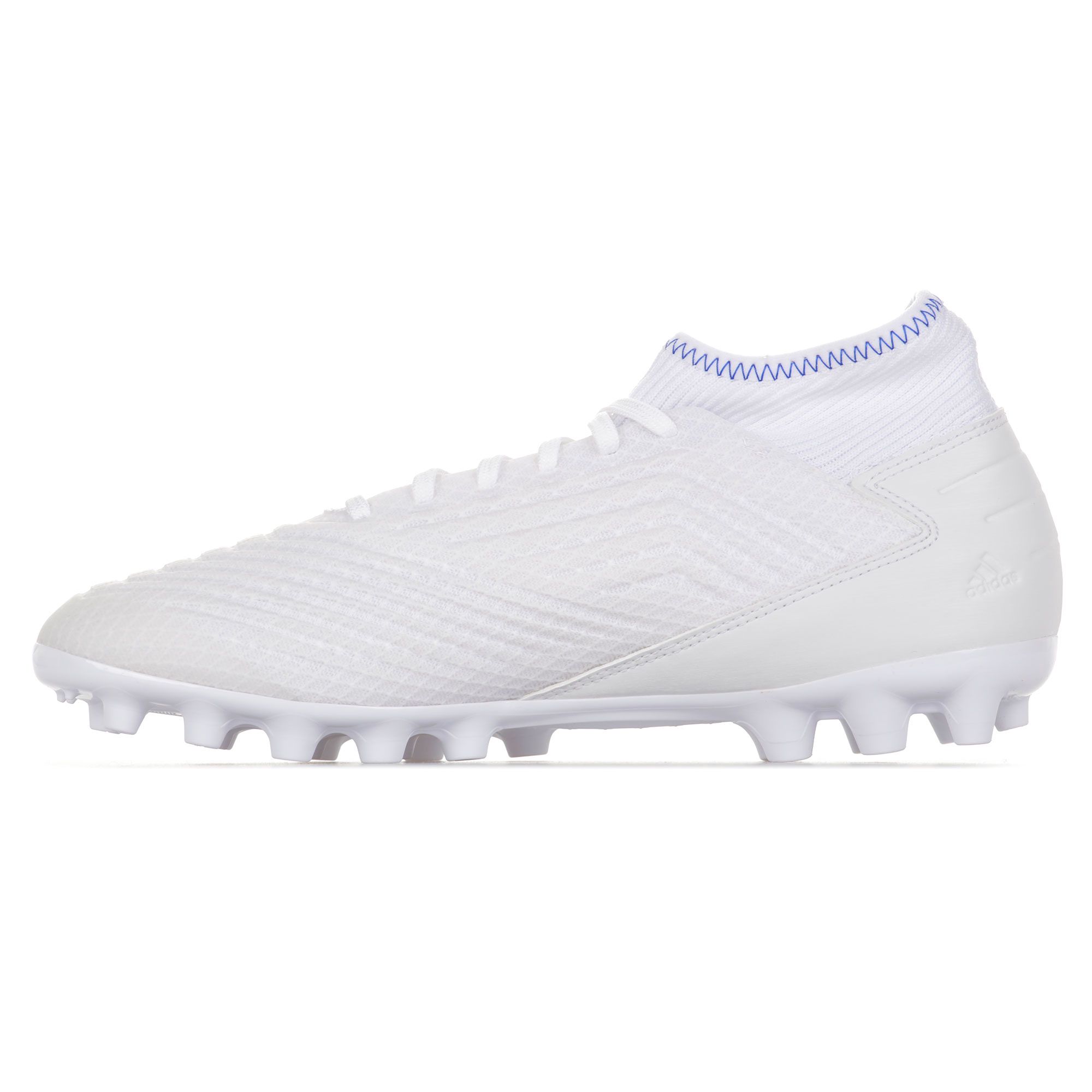 Botas de Fútbol Predator 19.3 AG Blanco Azul - Fútbol Factory