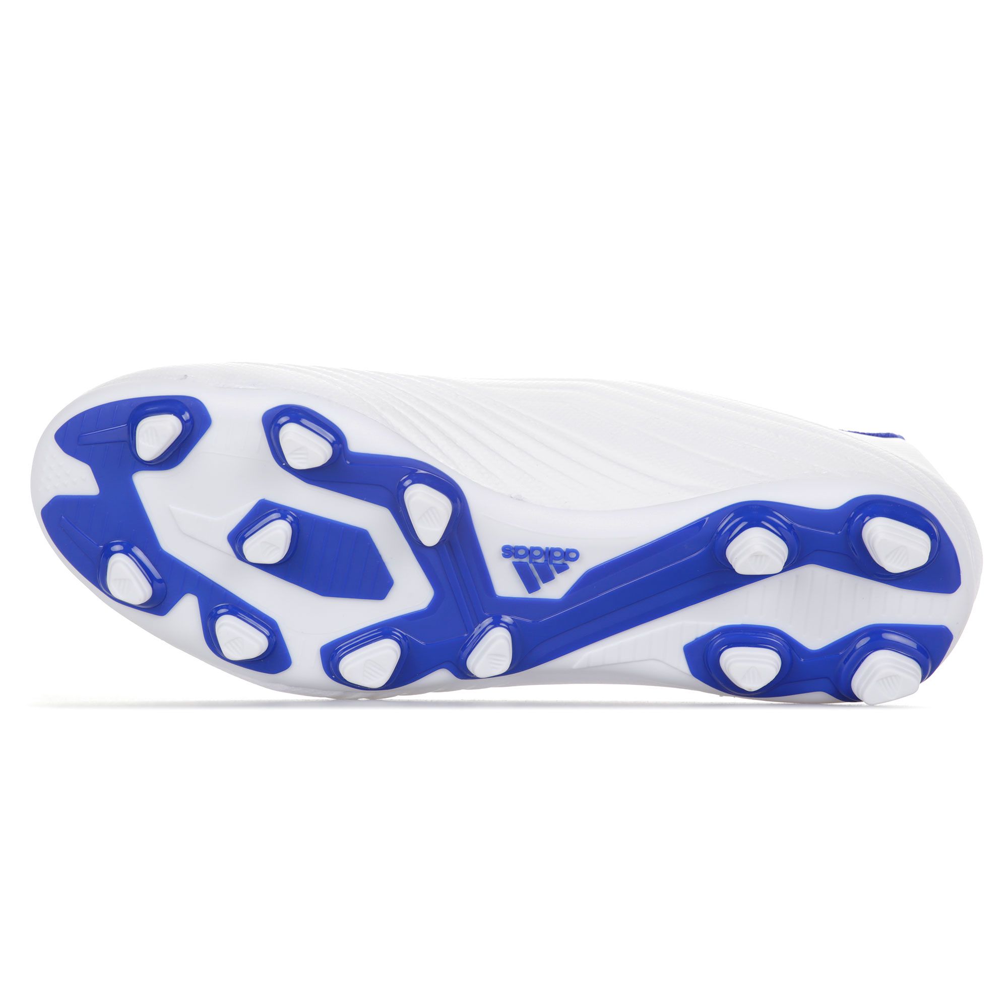 Botas de Fútbol Predator 19.4 FxG Blanco Azul - Fútbol Factory