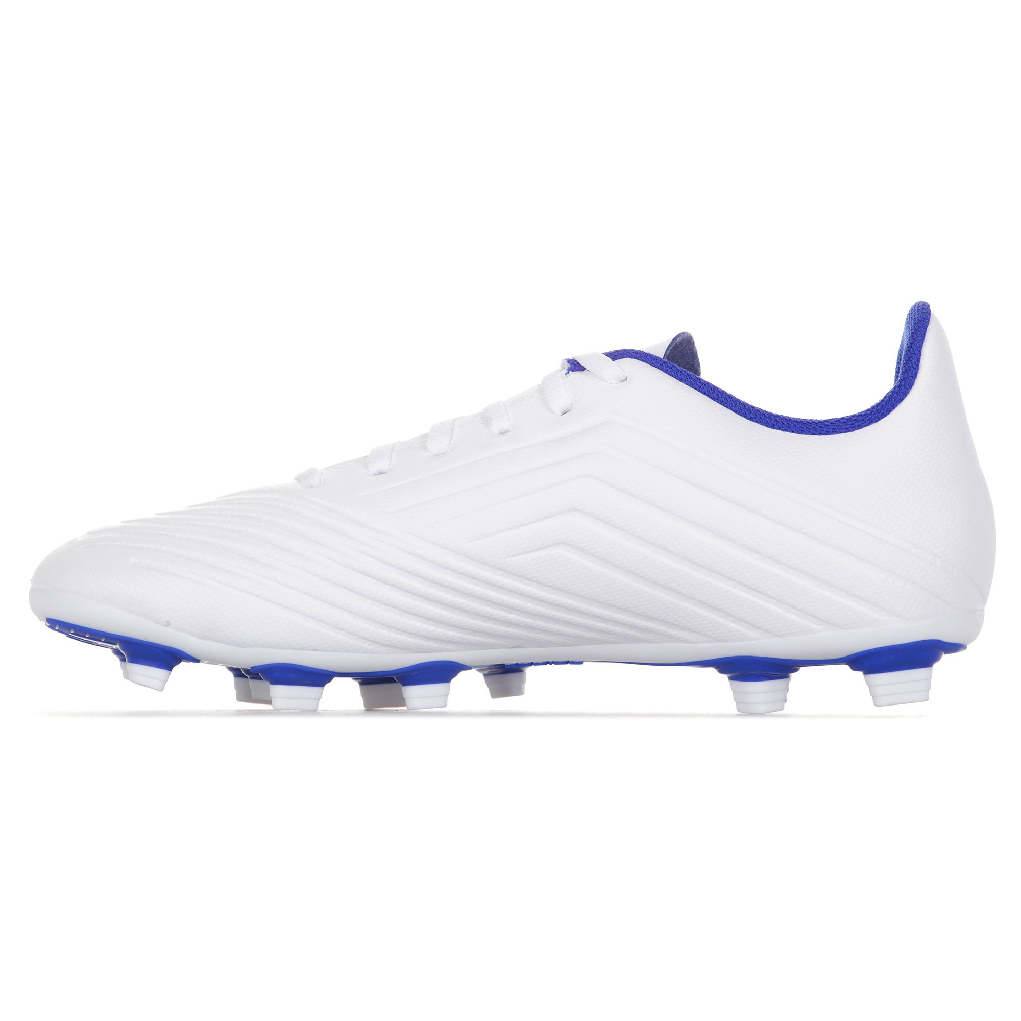 Botas de Fútbol Predator 19.4 FxG Blanco Azul - Fútbol Factory