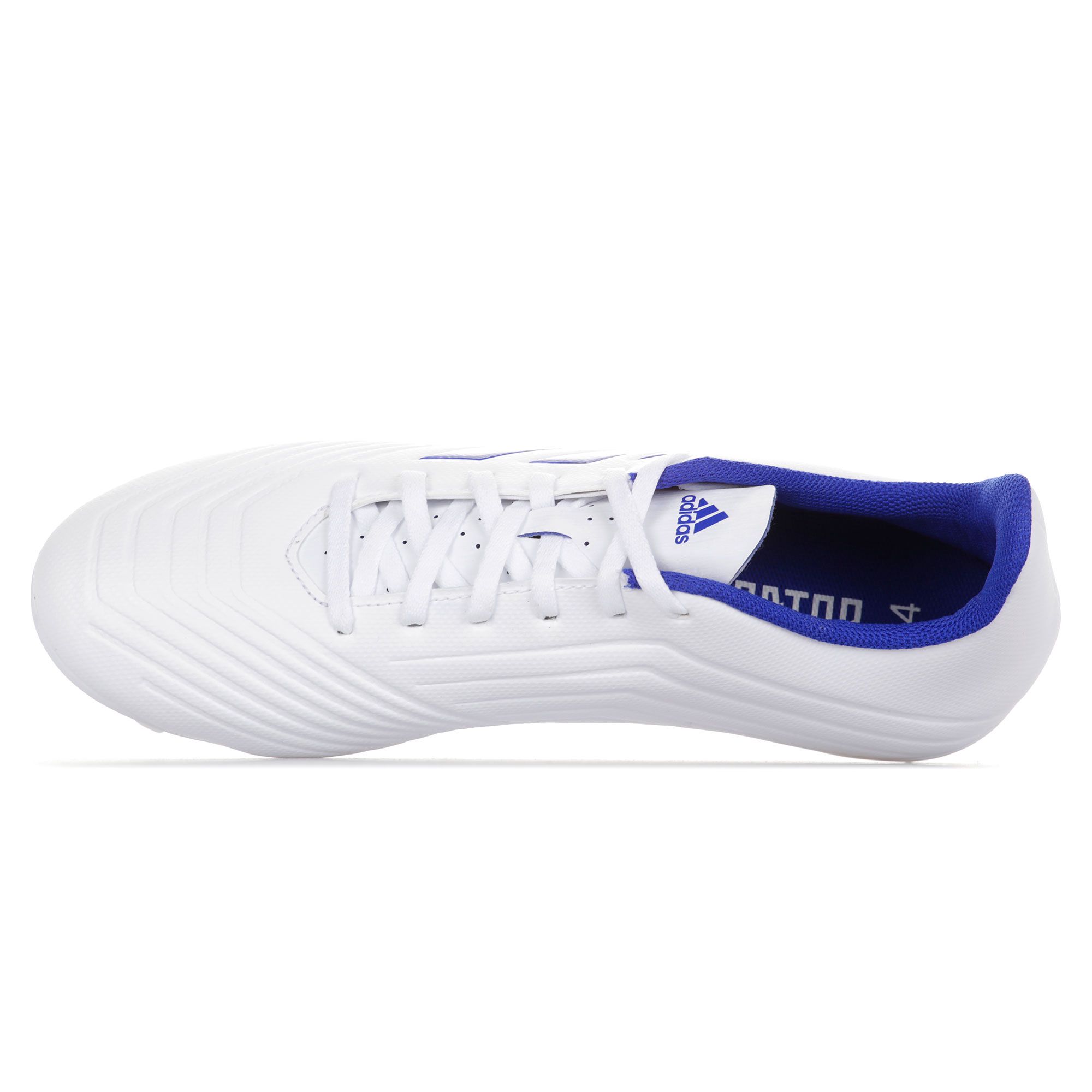 Botas de Fútbol Predator 19.4 FxG Blanco Azul - Fútbol Factory