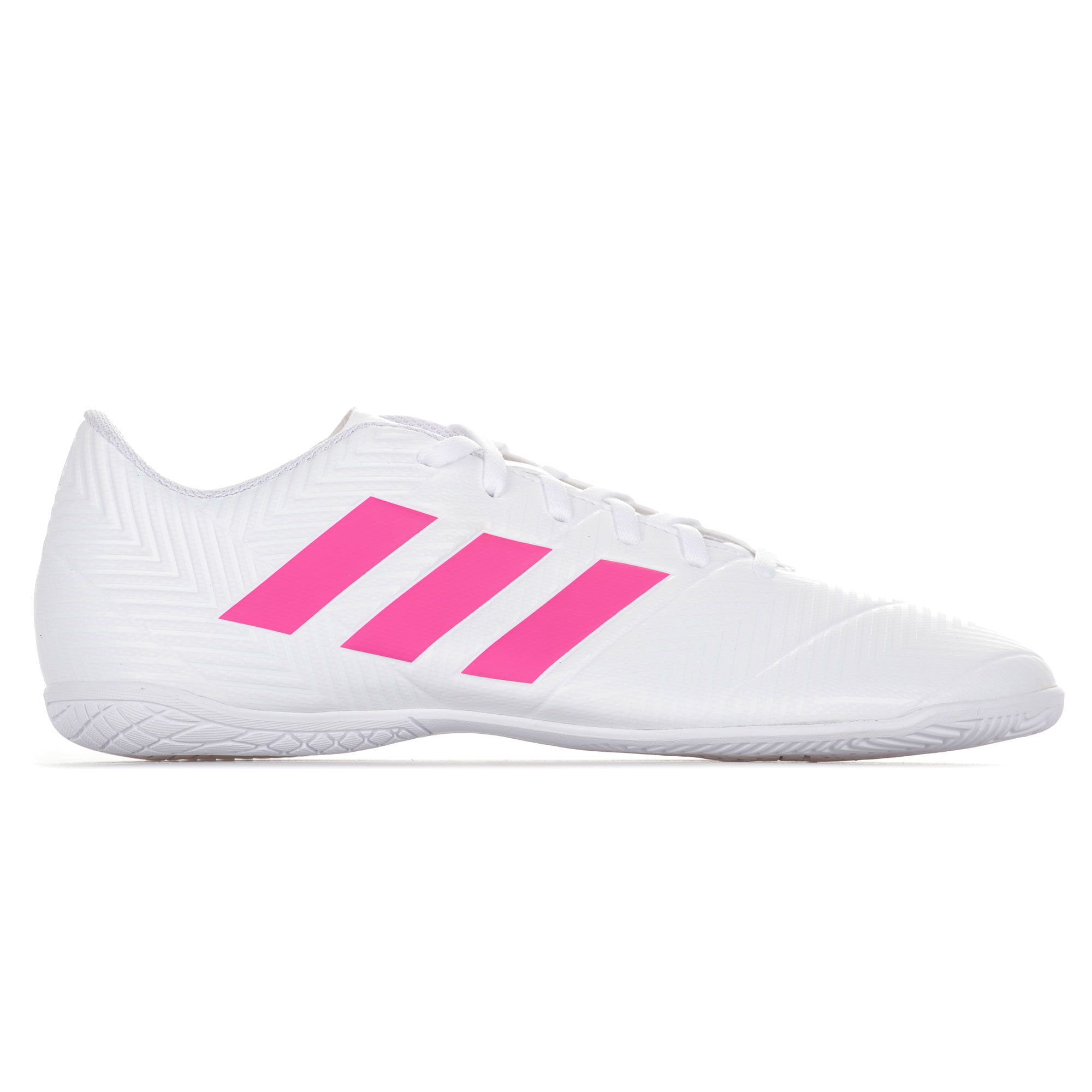 Zapatillas de Futbol Sala Nemeziz 18.4 IN Blanco Rosa