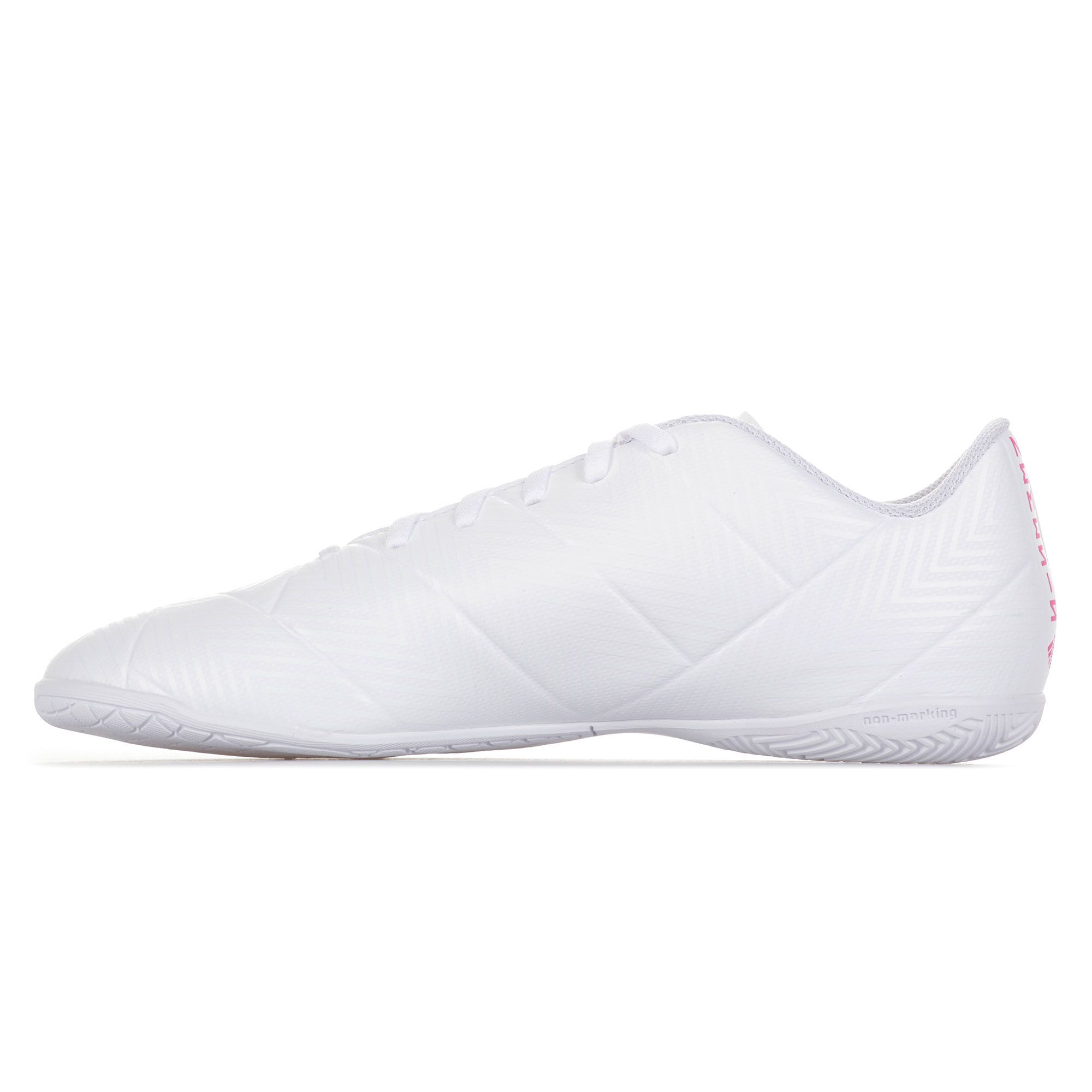 Zapatillas de Fútbol Sala Nemeziz 18.4 IN Blanco Rosa - Fútbol Factory