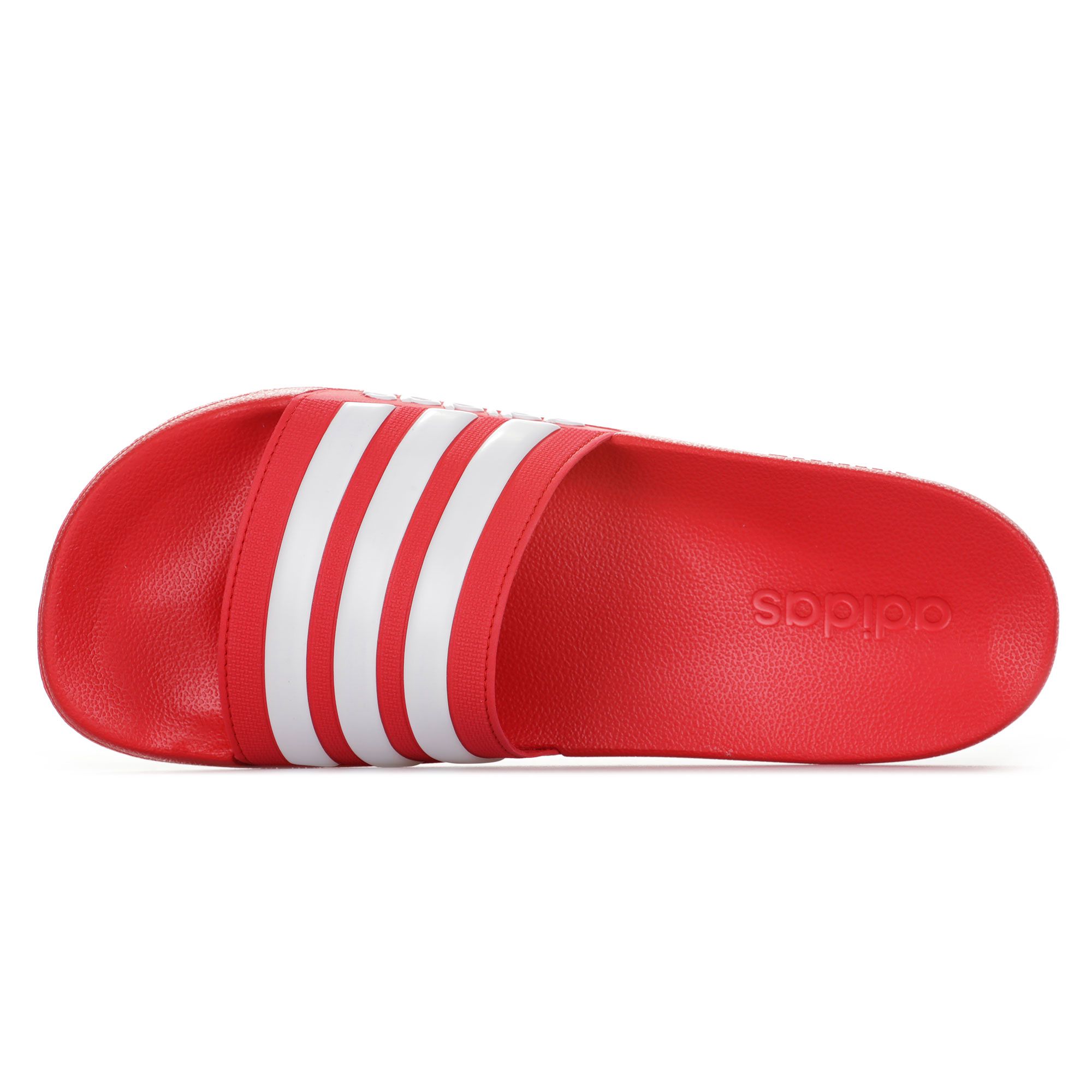 Chanclas Adilette Shower Rojo Blanco - Fútbol Factory