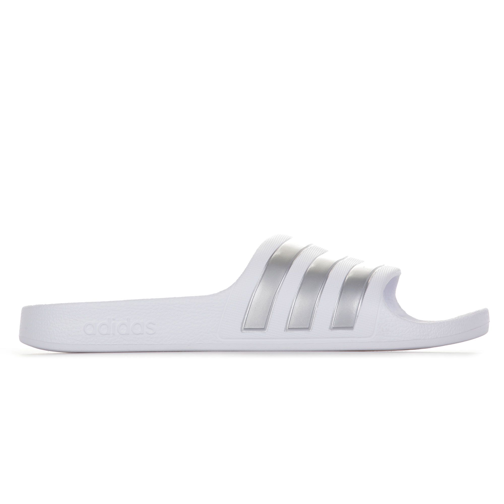 Chanclas Adilette Aqua Blanco - Fútbol Factory
