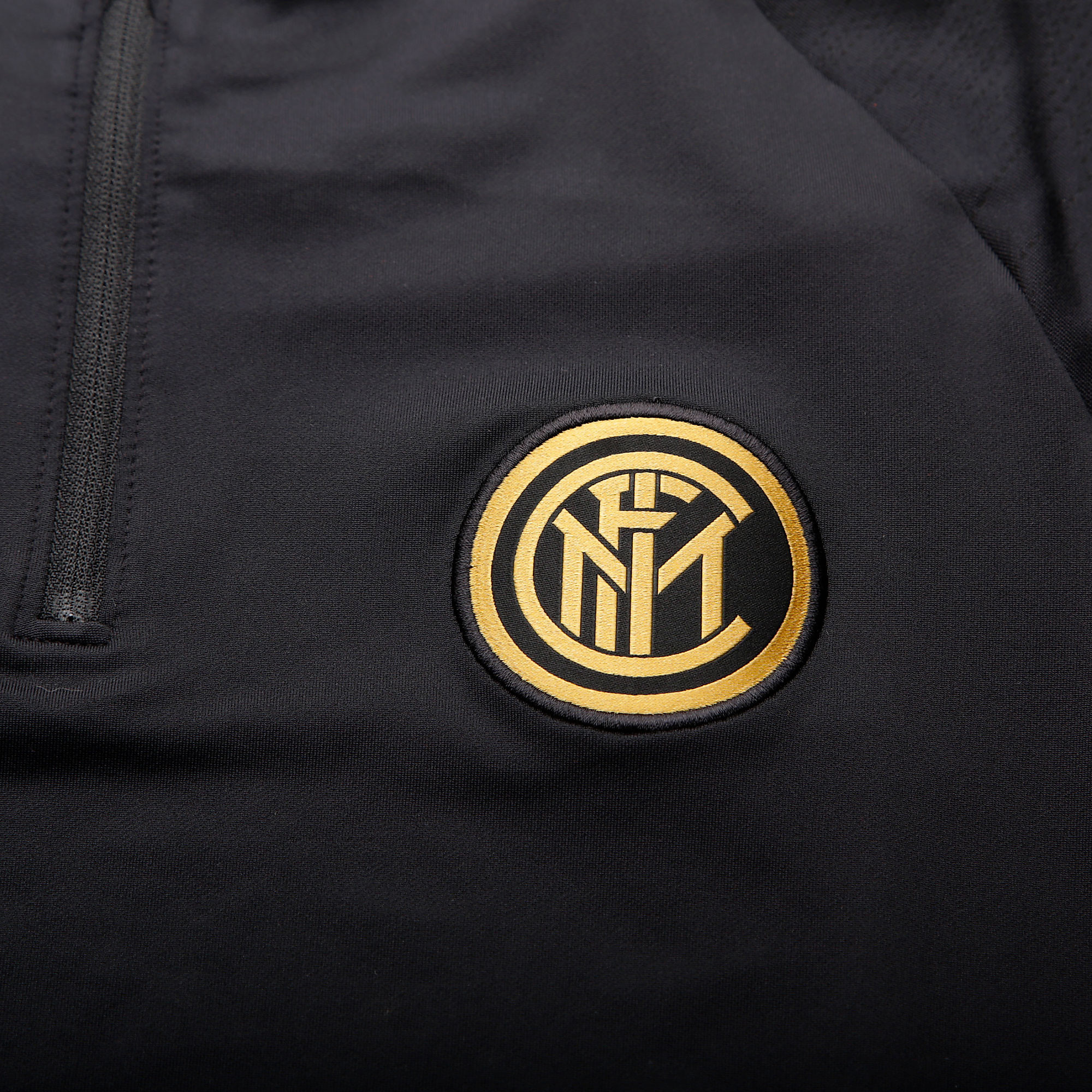 Sudadera de Training Inter Milan 2019/2020 Dri-FIT Strike Negro Dorado - Fútbol Factory