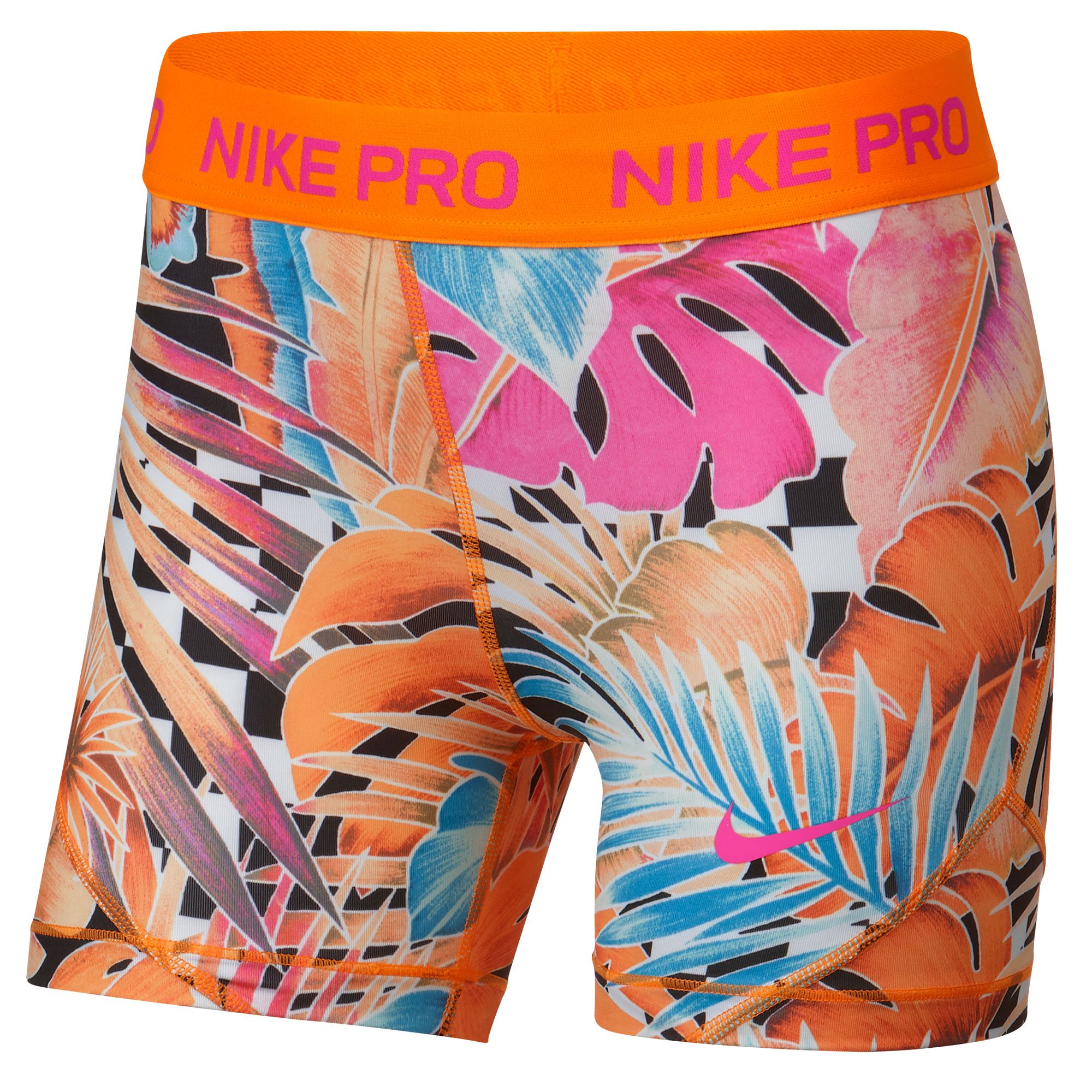 Mallas Cortas de Training Nike Pro Junior Naranja