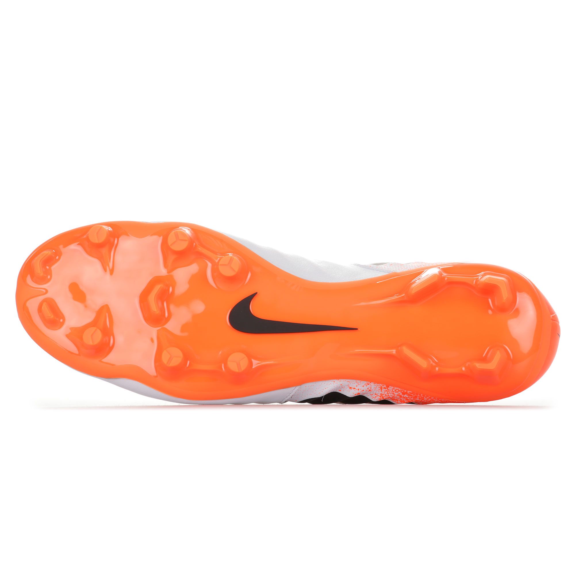 Botas de fútbol de la línea Tiempo Legend VII Academy FG Naranja Blanco - Fútbol Factory