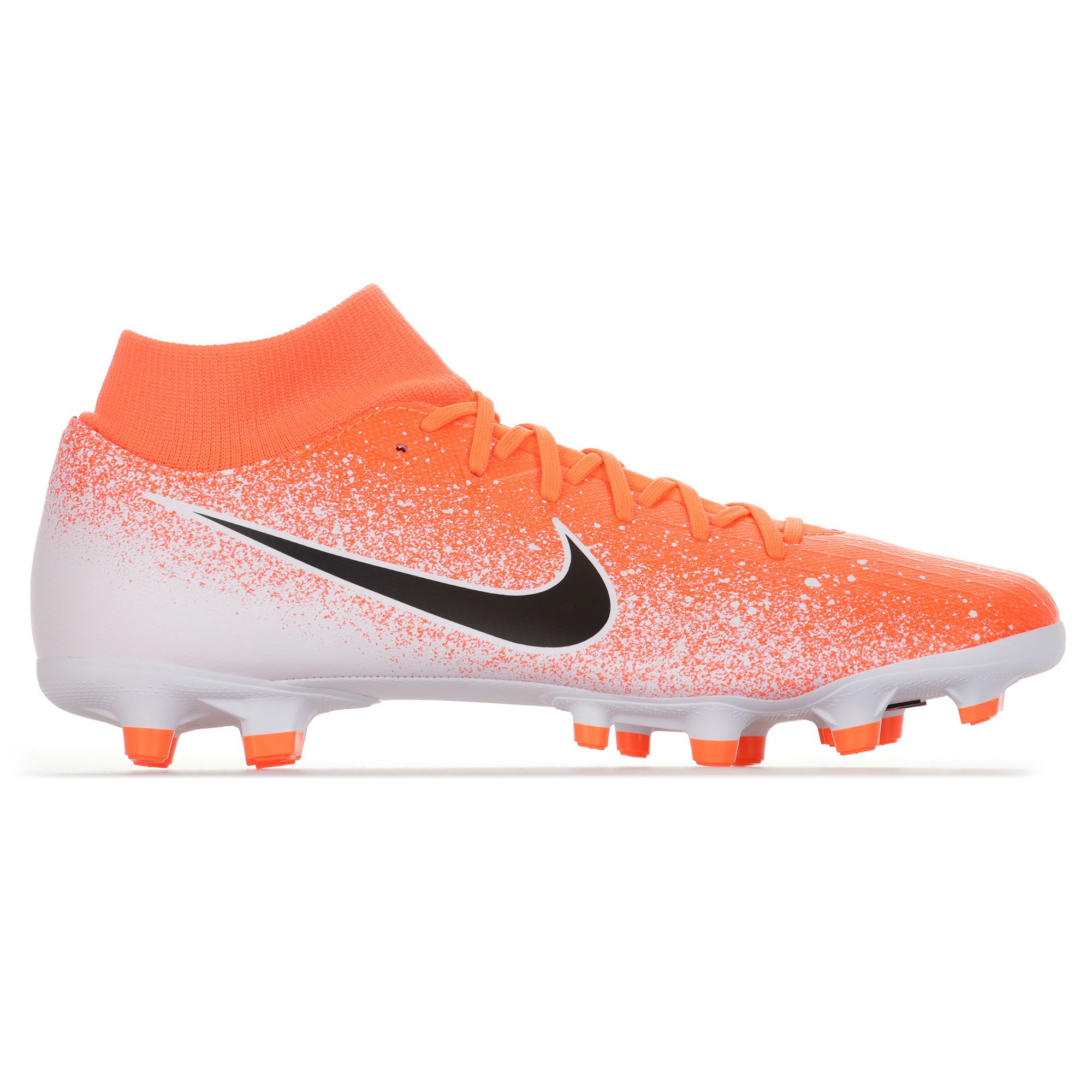 Botas de Fútbol Mercurial Superfly VI Academy MG Naranja Blanco - Fútbol Factory