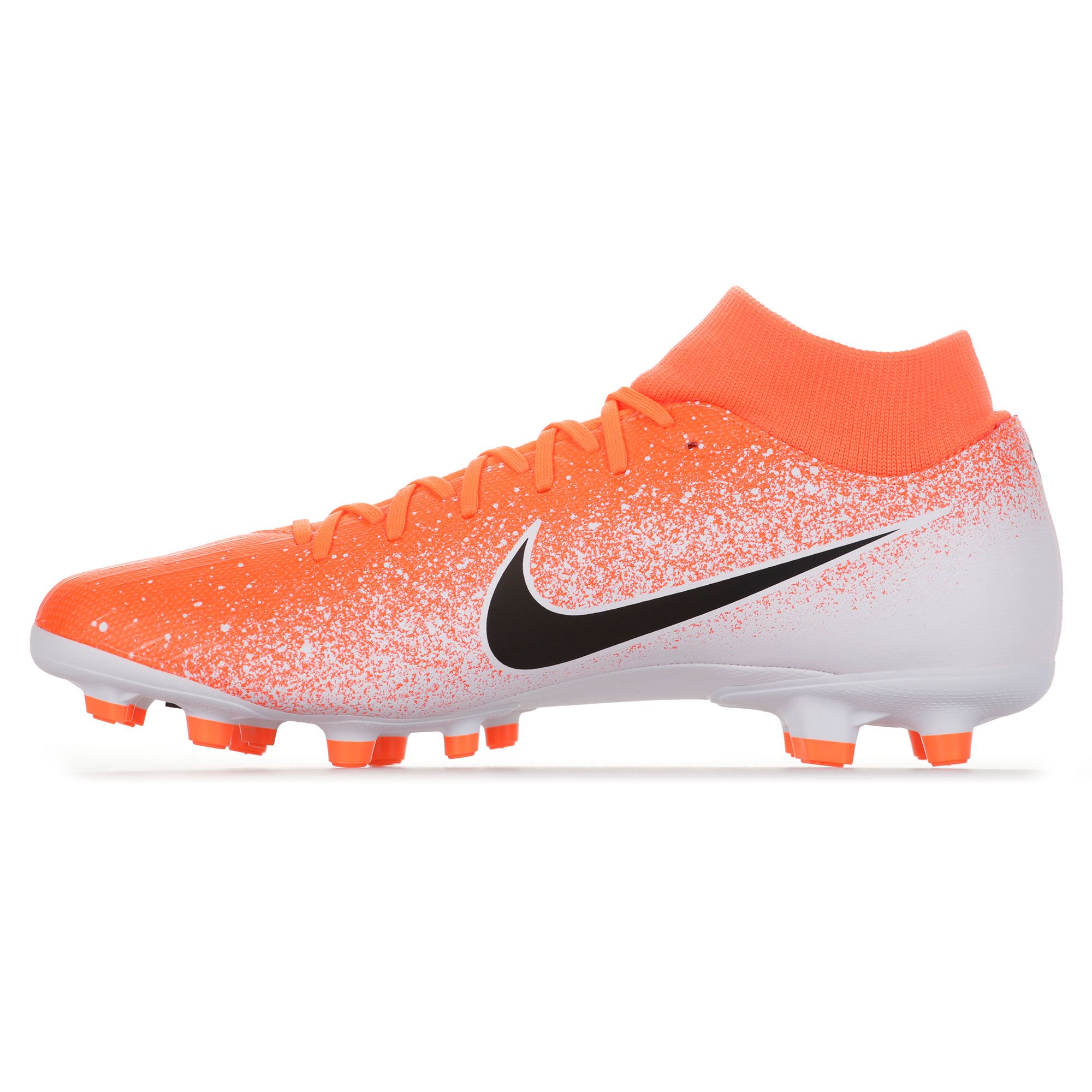Botas de Fútbol Mercurial Superfly VI Academy MG Naranja Blanco - Fútbol Factory