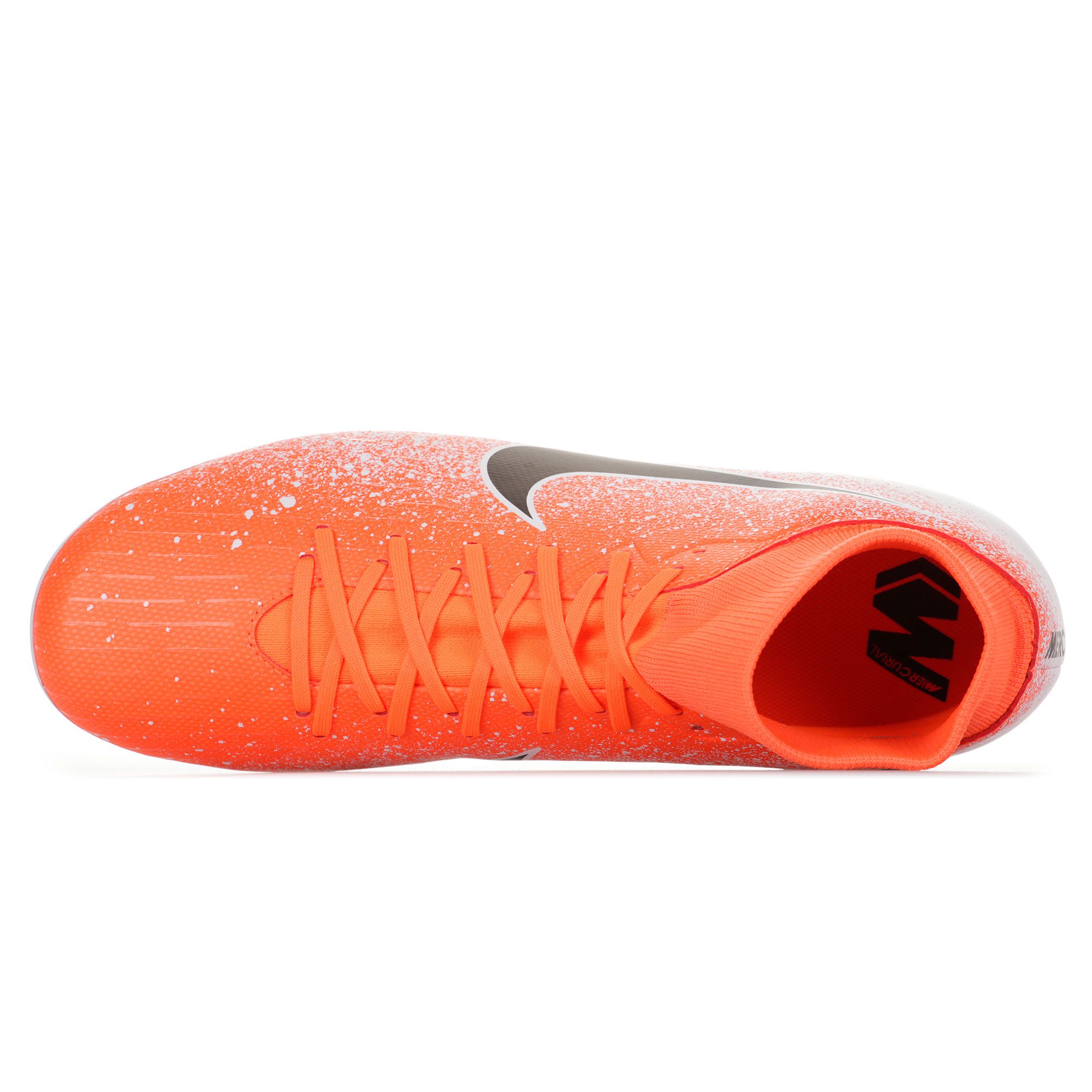 Botas de Fútbol Mercurial Superfly VI Academy MG Naranja Blanco - Fútbol Factory