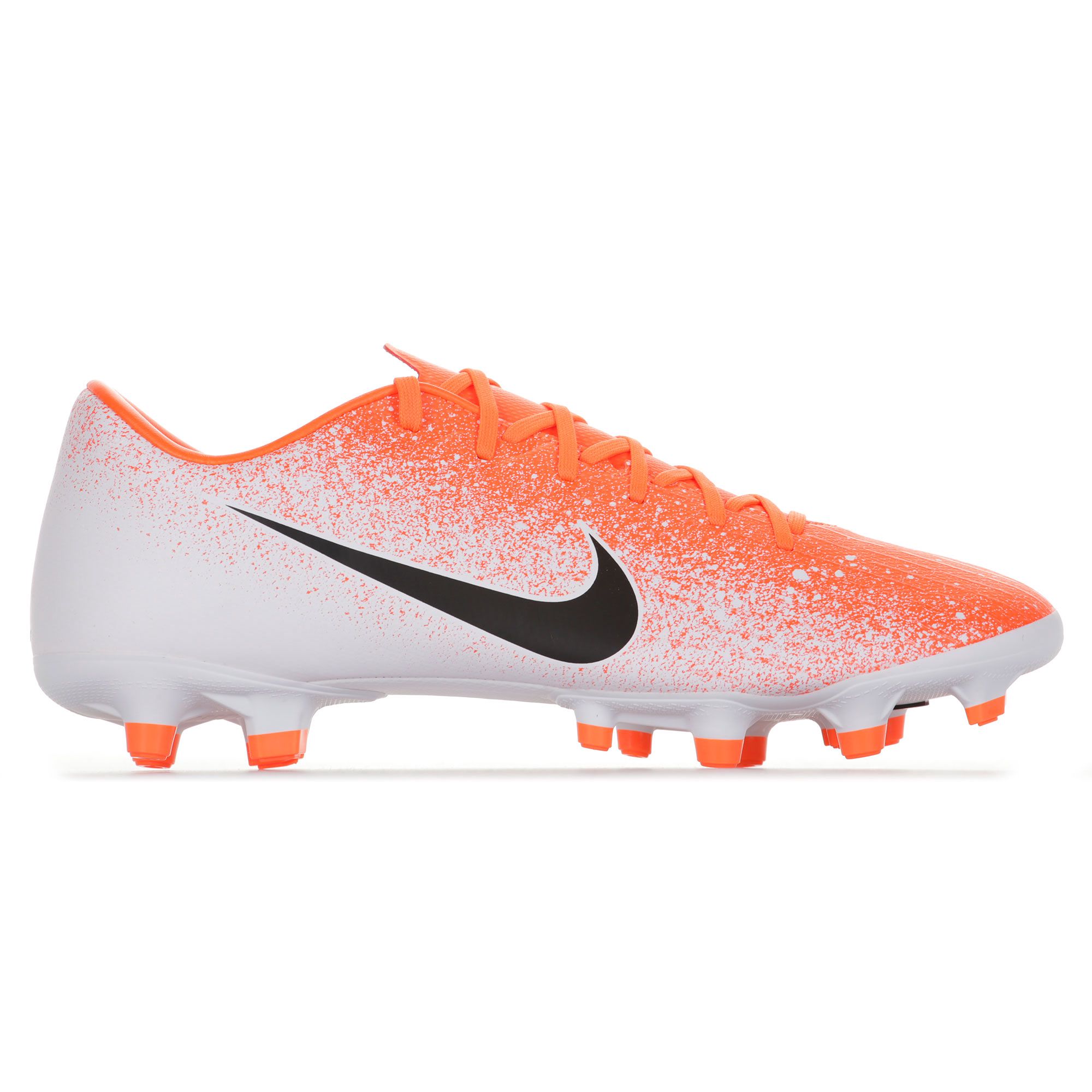 Botas de Fútbol Mercurial Vapor XII Academy MG Naranja Blanco - Fútbol Factory
