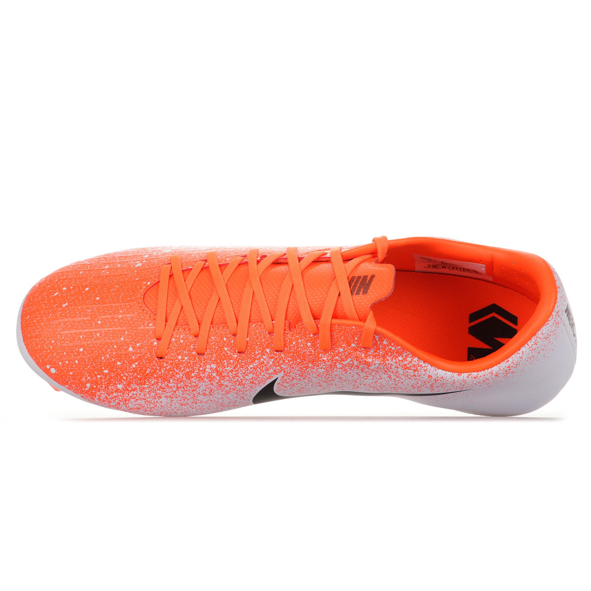 Botas de Fútbol Mercurial Vapor XII Academy MG Naranja Blanco - Fútbol Factory