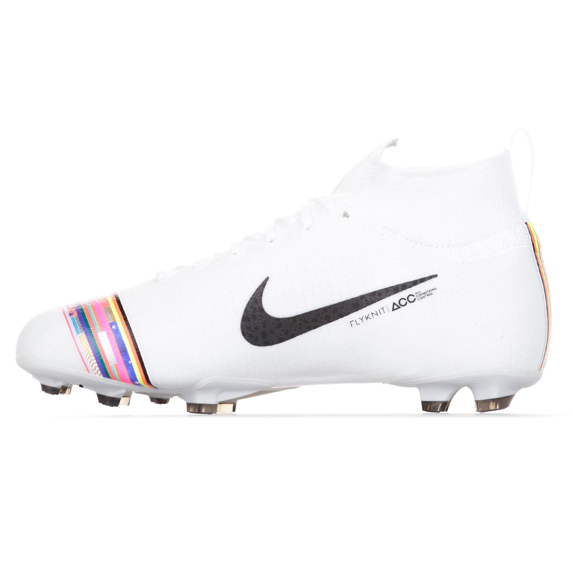 Botas de Futbol Mercurial Superfly 360 Elite FG Junior LVL UP Blanco