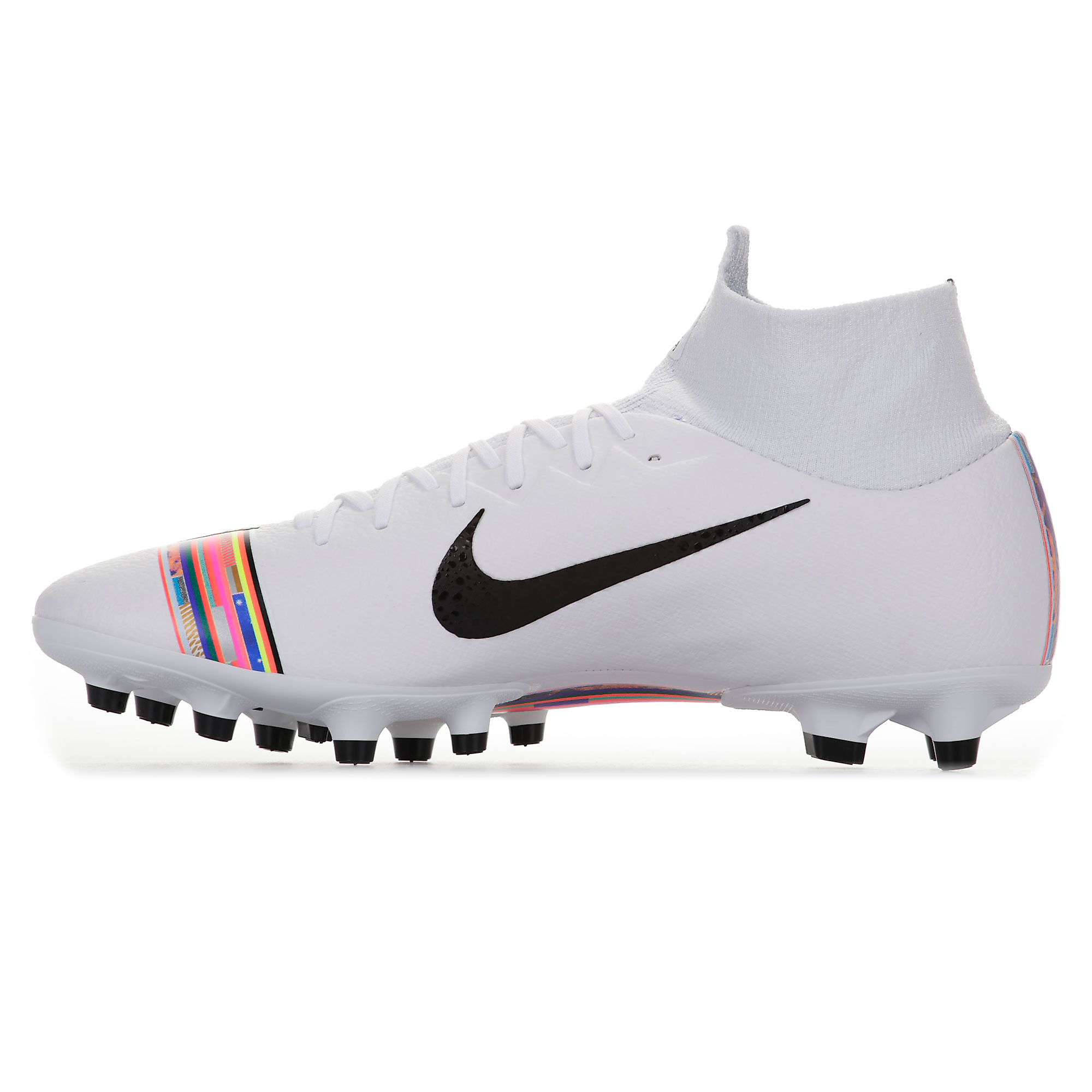 Botas de Fútbol Mercurial Superfly VI Pro AG-PRO LVL UP Blanco - Fútbol Factory