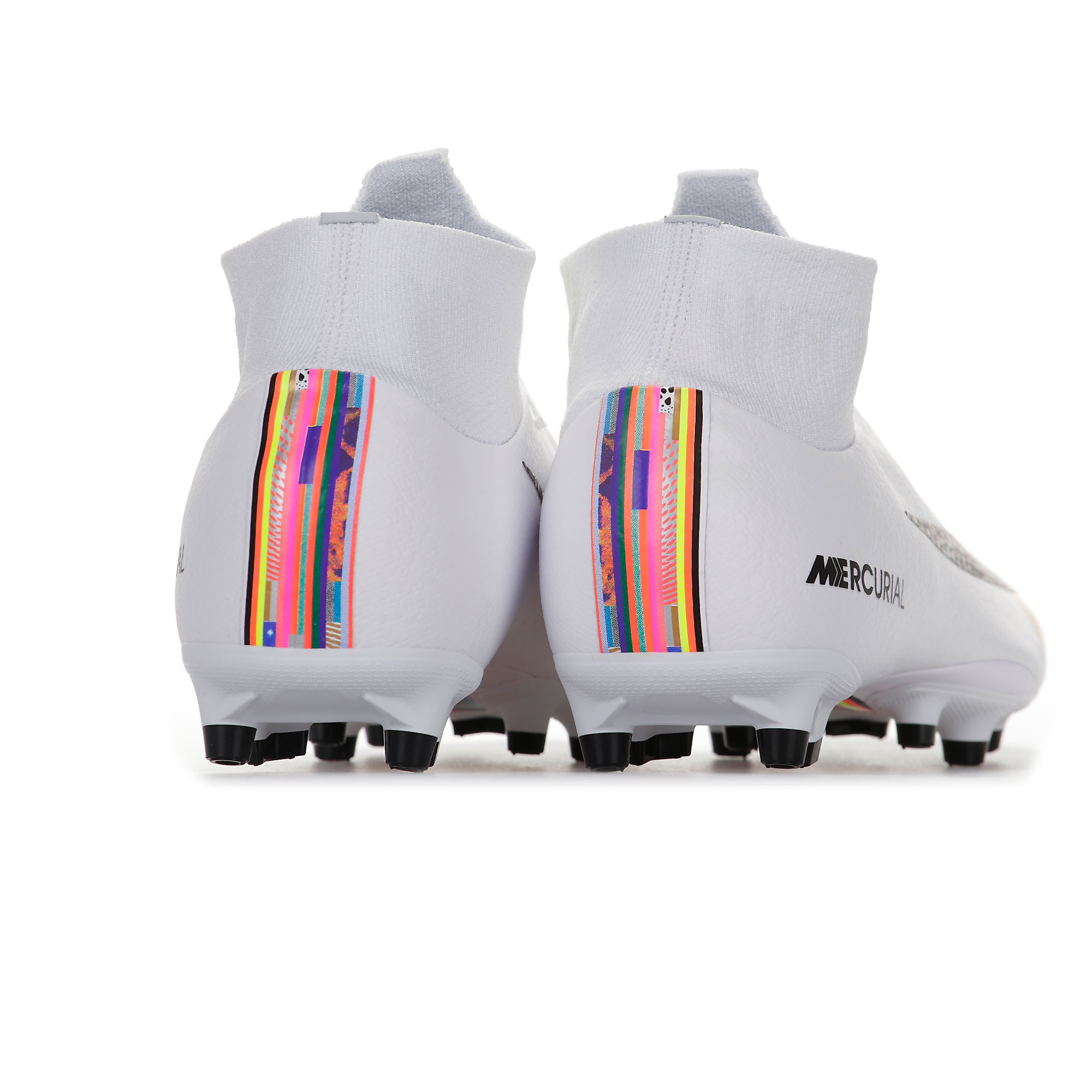 Botas de Fútbol Mercurial Superfly VI Pro AG-PRO LVL UP Blanco - Fútbol Factory