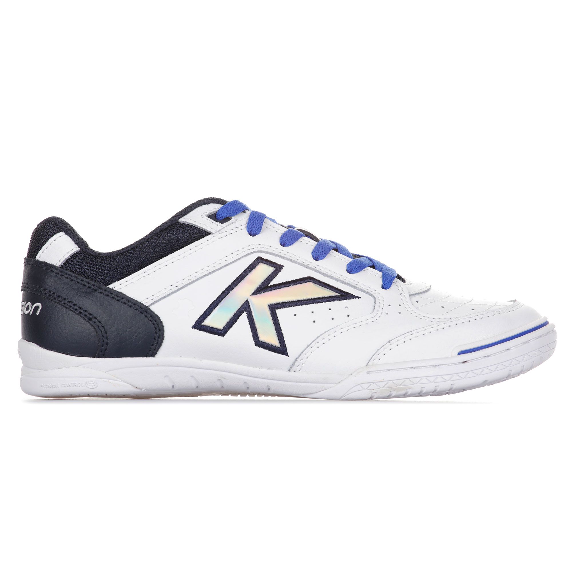 Zapatillas de Fútbol Sala Precision Elite IN Modelo Exclusivo FF Blanco Azul - Fútbol Factory