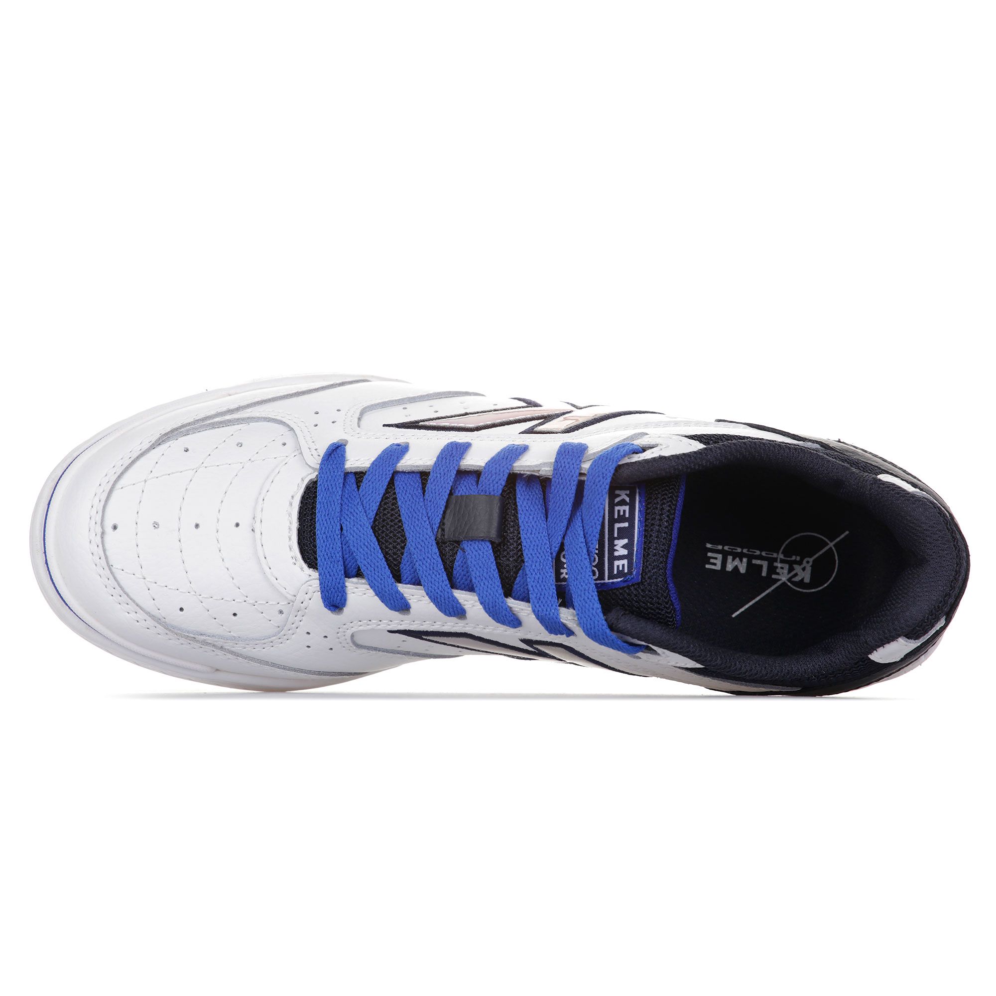 Zapatillas de Fútbol Sala Precision Elite IN Modelo Exclusivo FF Blanco Azul - Fútbol Factory