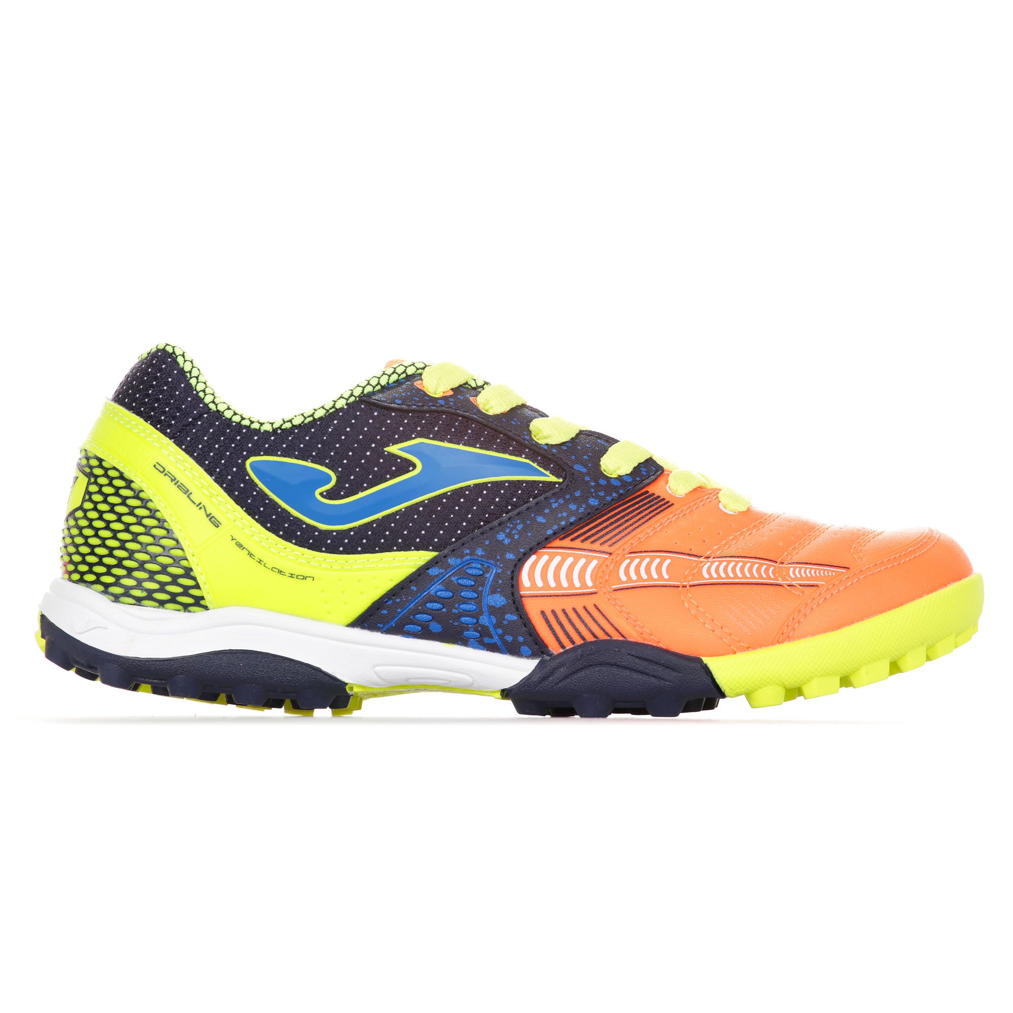 Botas de Fútbol Dribling Multitaco Junior Naranja - Fútbol Factory
