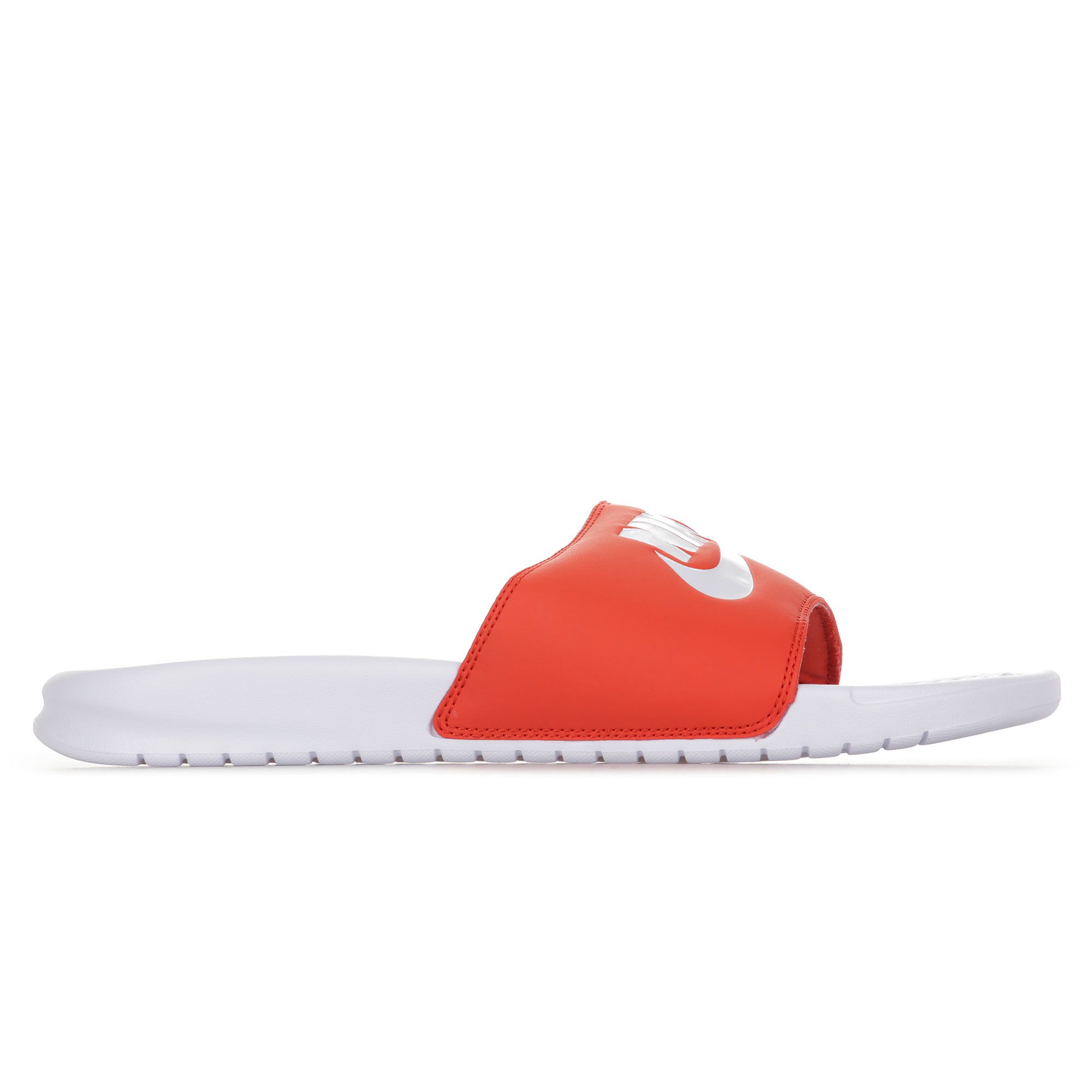 Chanclas Benassi JDI Blanco - Fútbol Factory
