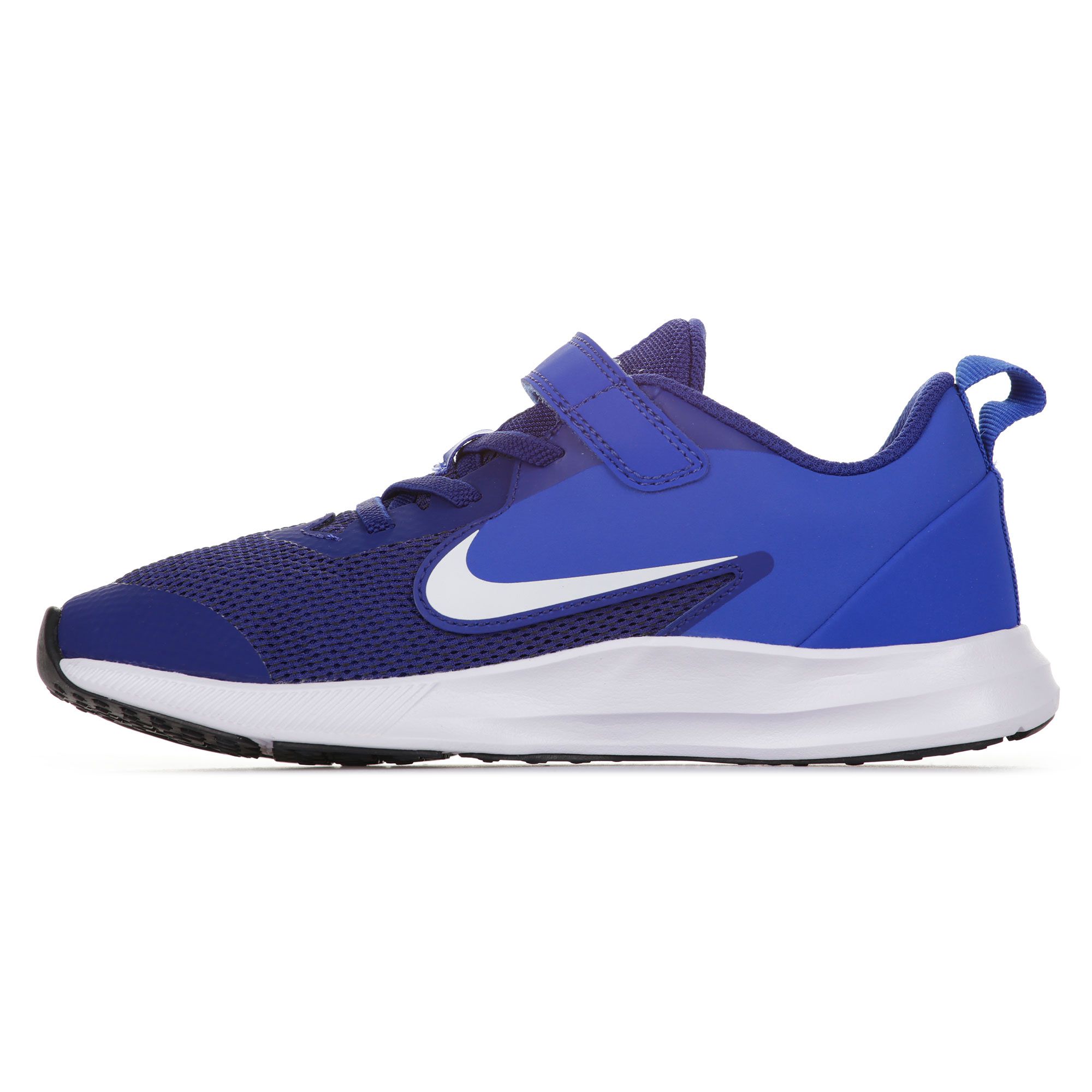 Zapatillas de Running Downshifter 9 Velcro Infantil Azul - Fútbol Factory