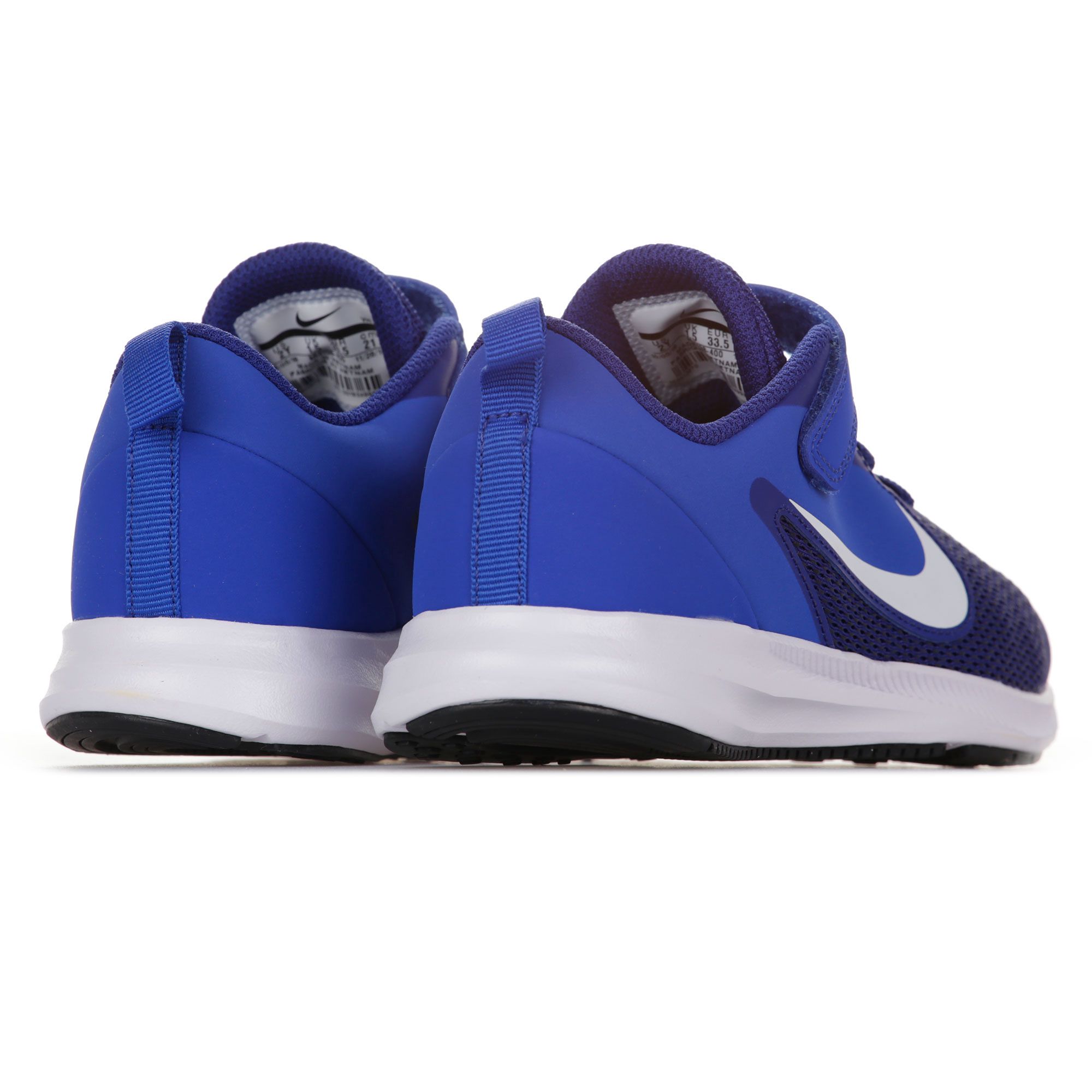 Zapatillas de Running Downshifter 9 Velcro Infantil Azul - Fútbol Factory