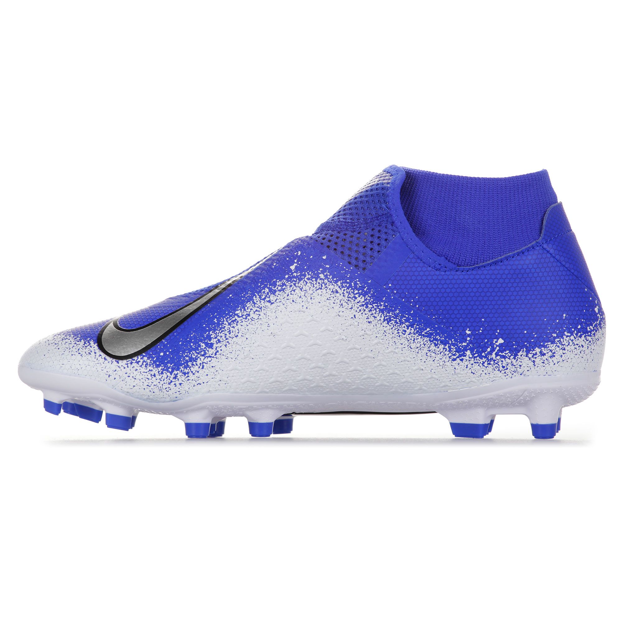 Botas de Fútbol Phantom Vision Academy DF FG/MG Azul Blanco - Fútbol Factory
