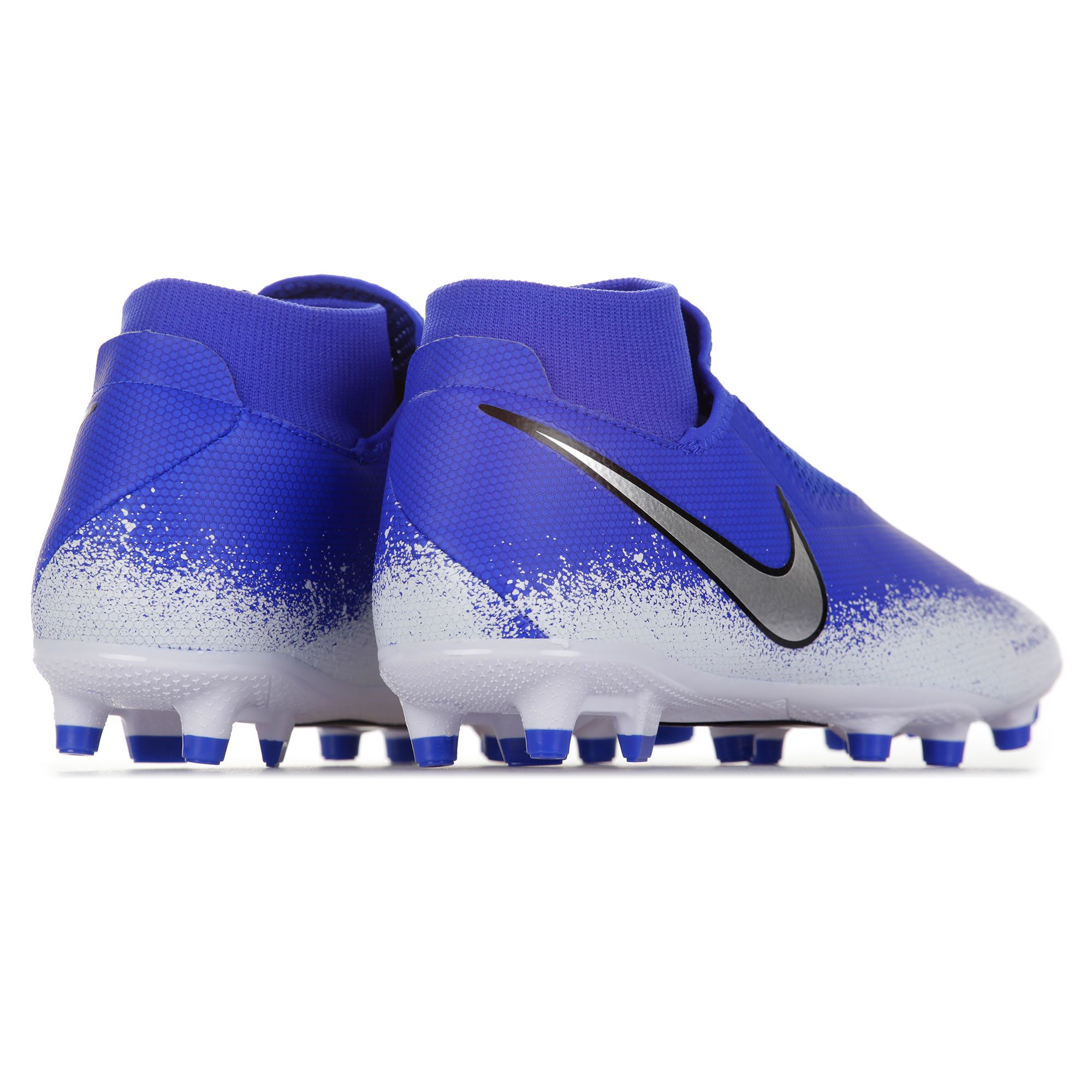Botas de Fútbol Phantom Vision Academy DF FG/MG Azul Blanco - Fútbol Factory