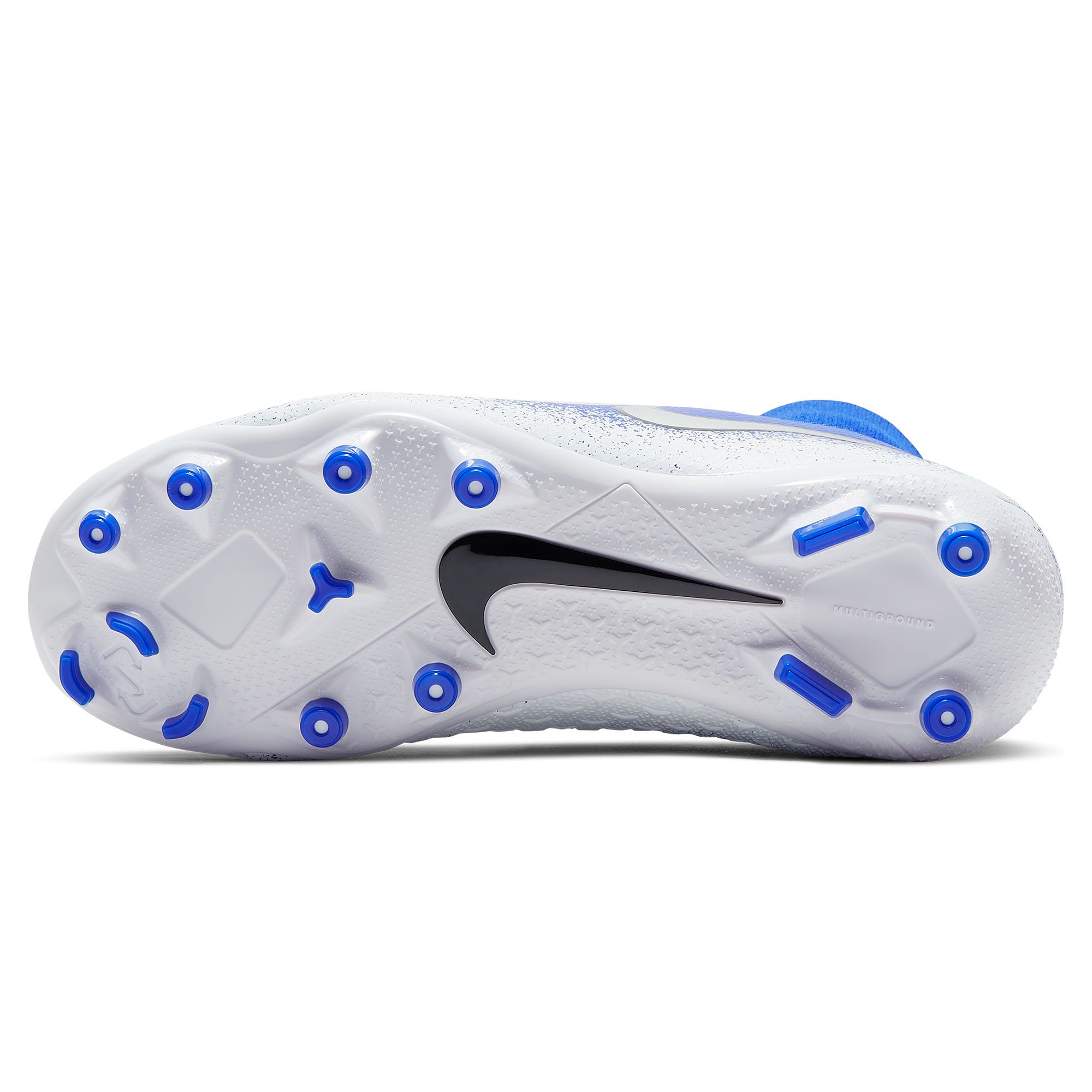 Botas de Fútbol Phantom Vision Academy DF FG/MG Junior Azul Blanco - Fútbol Factory