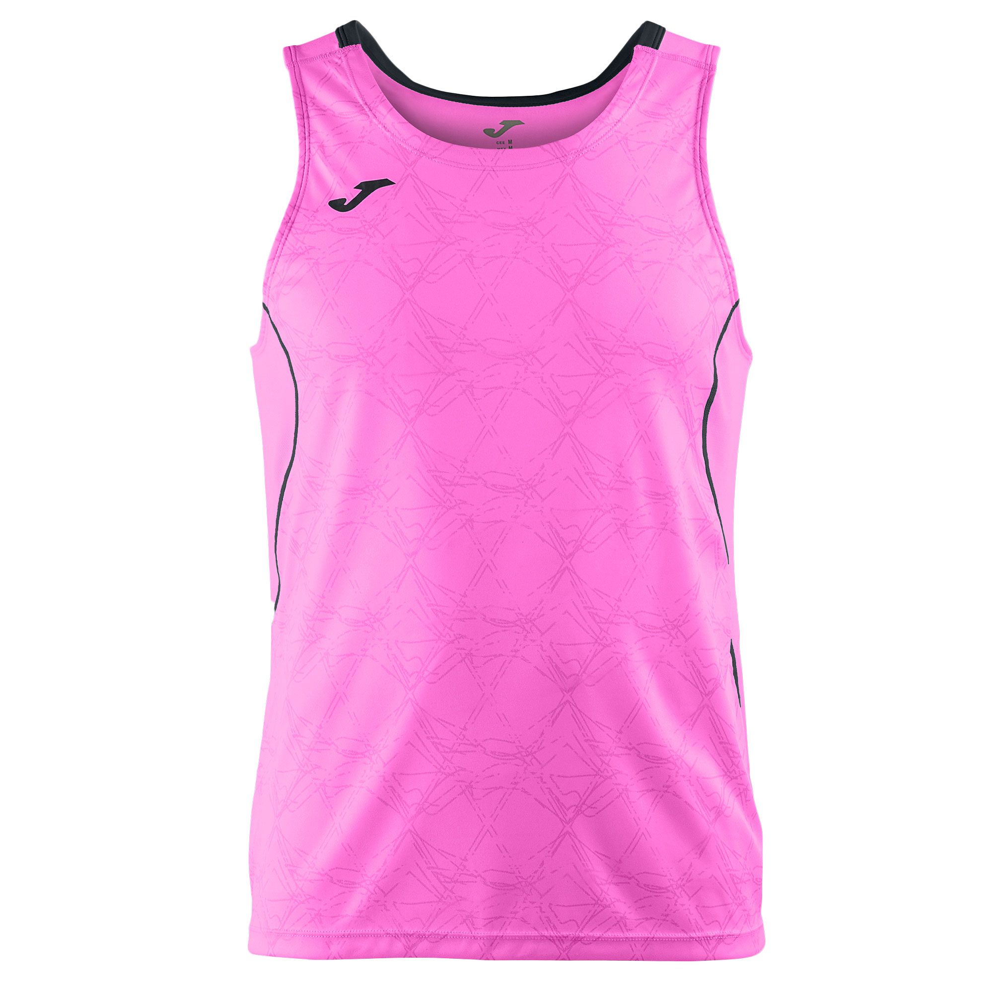 Camiseta de Running Olimpia Sin Mangas Rosa