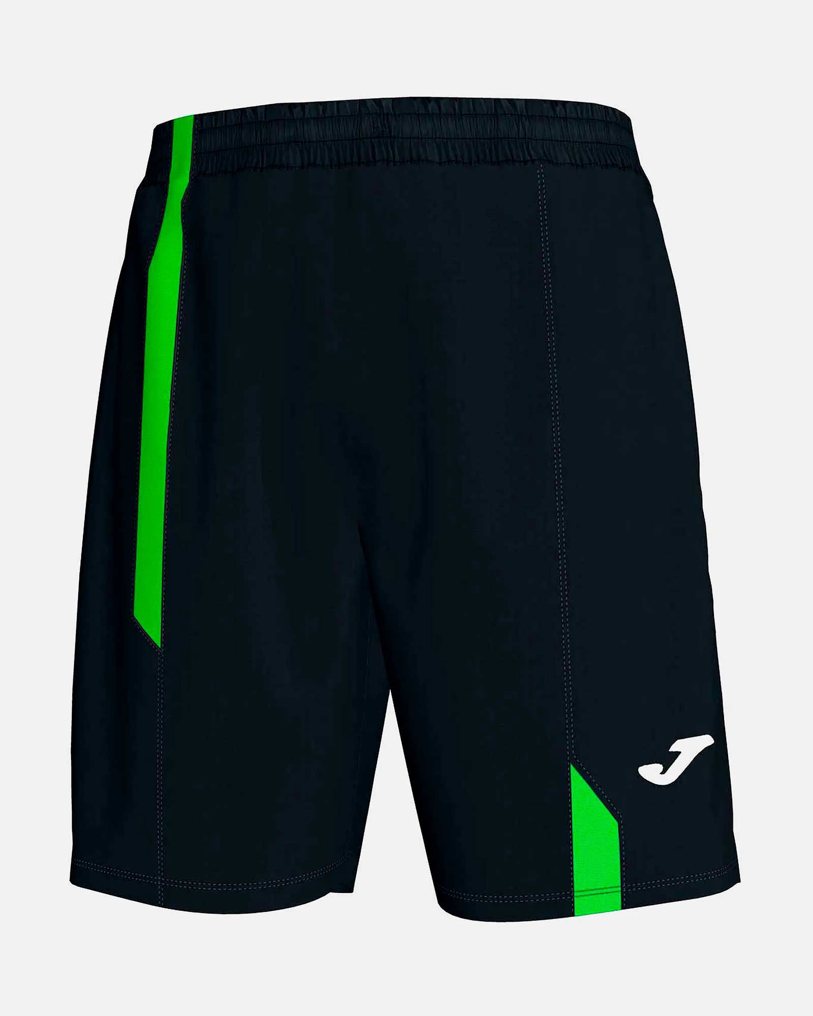 Pantalón Corto Supernova Junior Negro Verde - Fútbol Factory